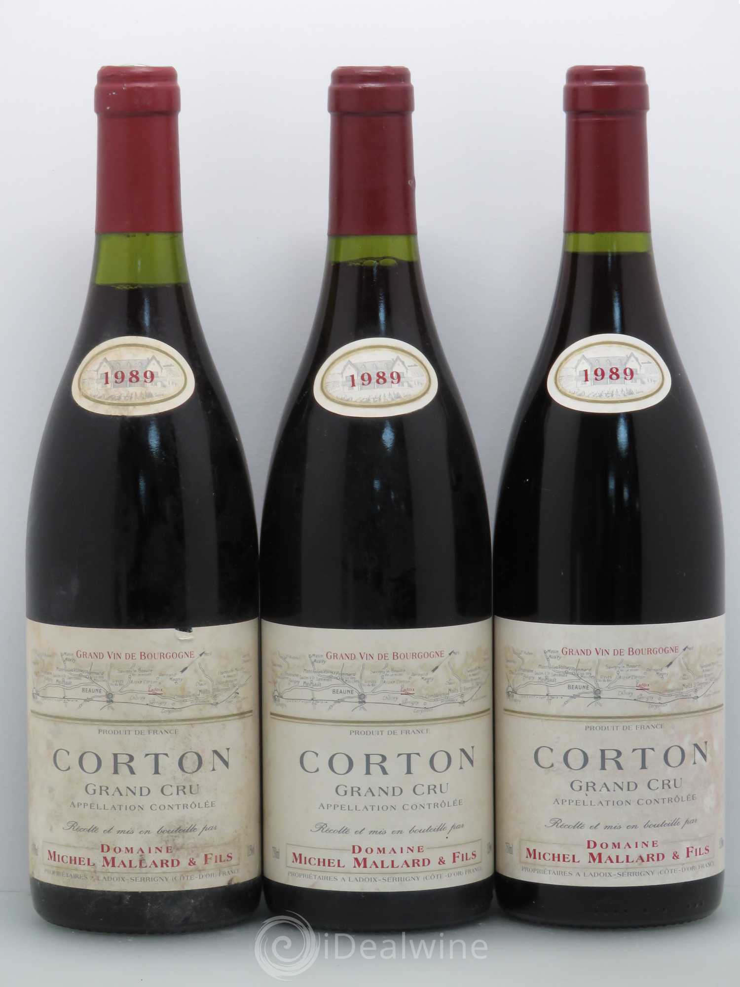 Corton Grand Cru Michel Mallard 1989 - Lot de 6 bouteilles - 2