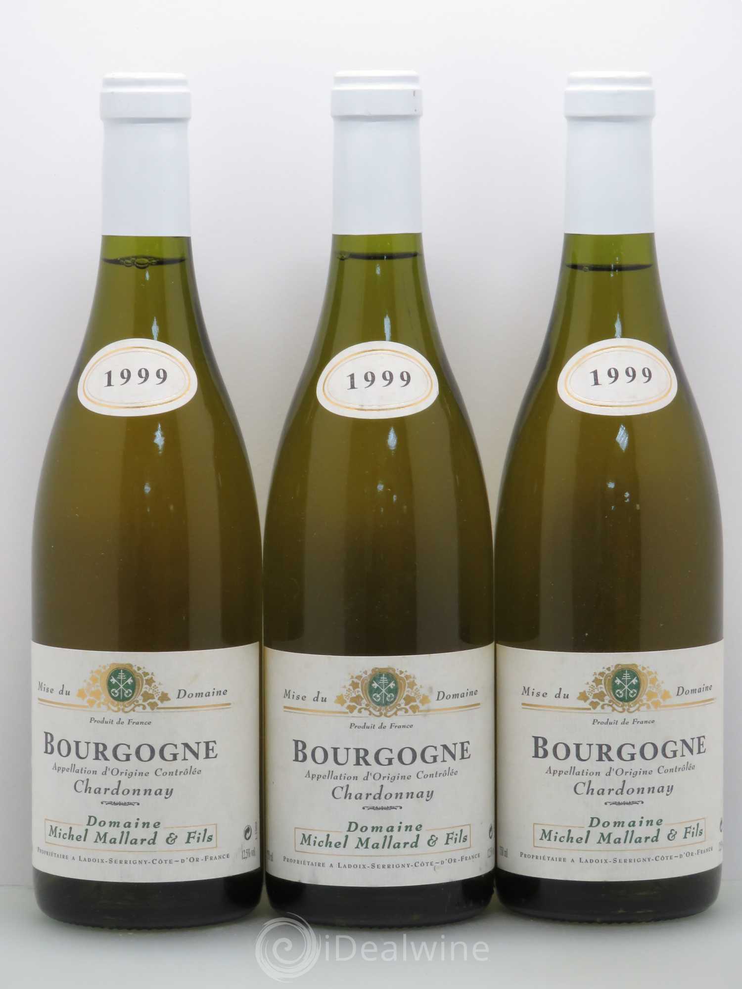 Bourgogne Michel Mallard (sans prix de réserve) 1999 - Posten von 3 Flaschen - 0