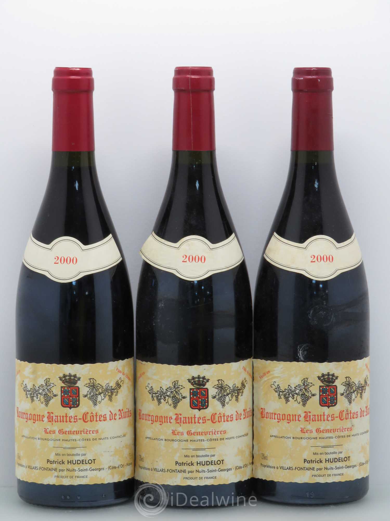 Hautes-Côtes de Nuits Les Genèvrières - Patrick Hudelot (sans prix de réserve) 2000 - Posten von 6 Flaschen - 2