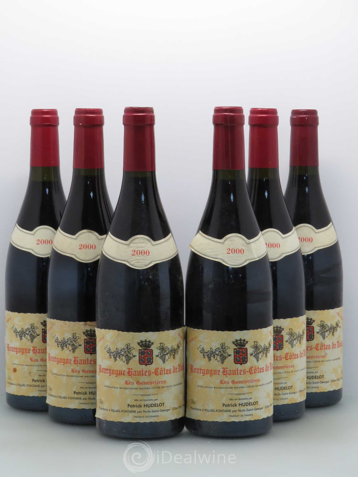 Hautes-Côtes de Nuits Les Genèvrières - Patrick Hudelot (sans prix de réserve) 2000 - Posten von 6 Flaschen - 0