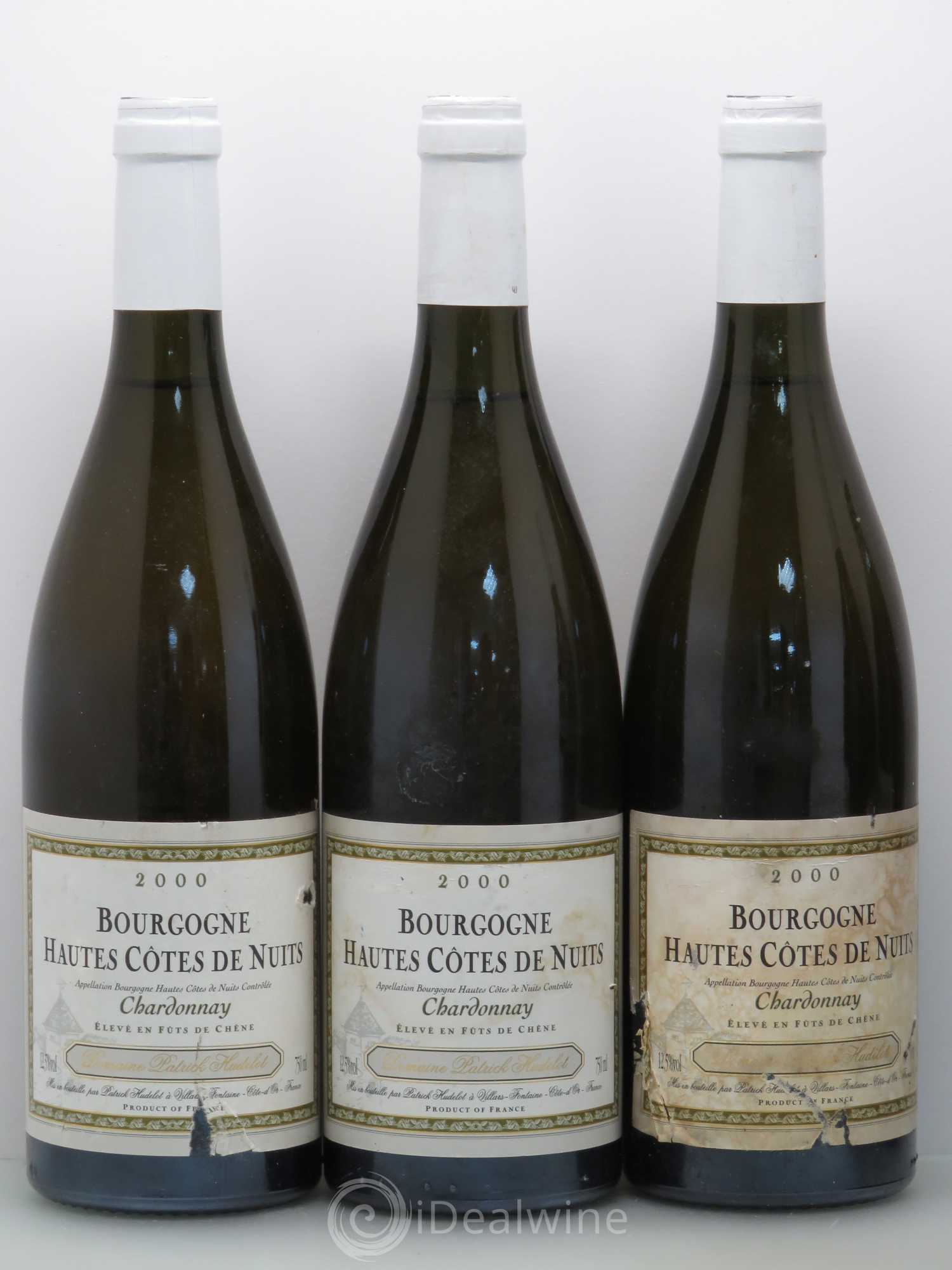Hautes-Côtes de Nuits Patrick Hudelot 2000 - Lot de 5 bouteilles - 1