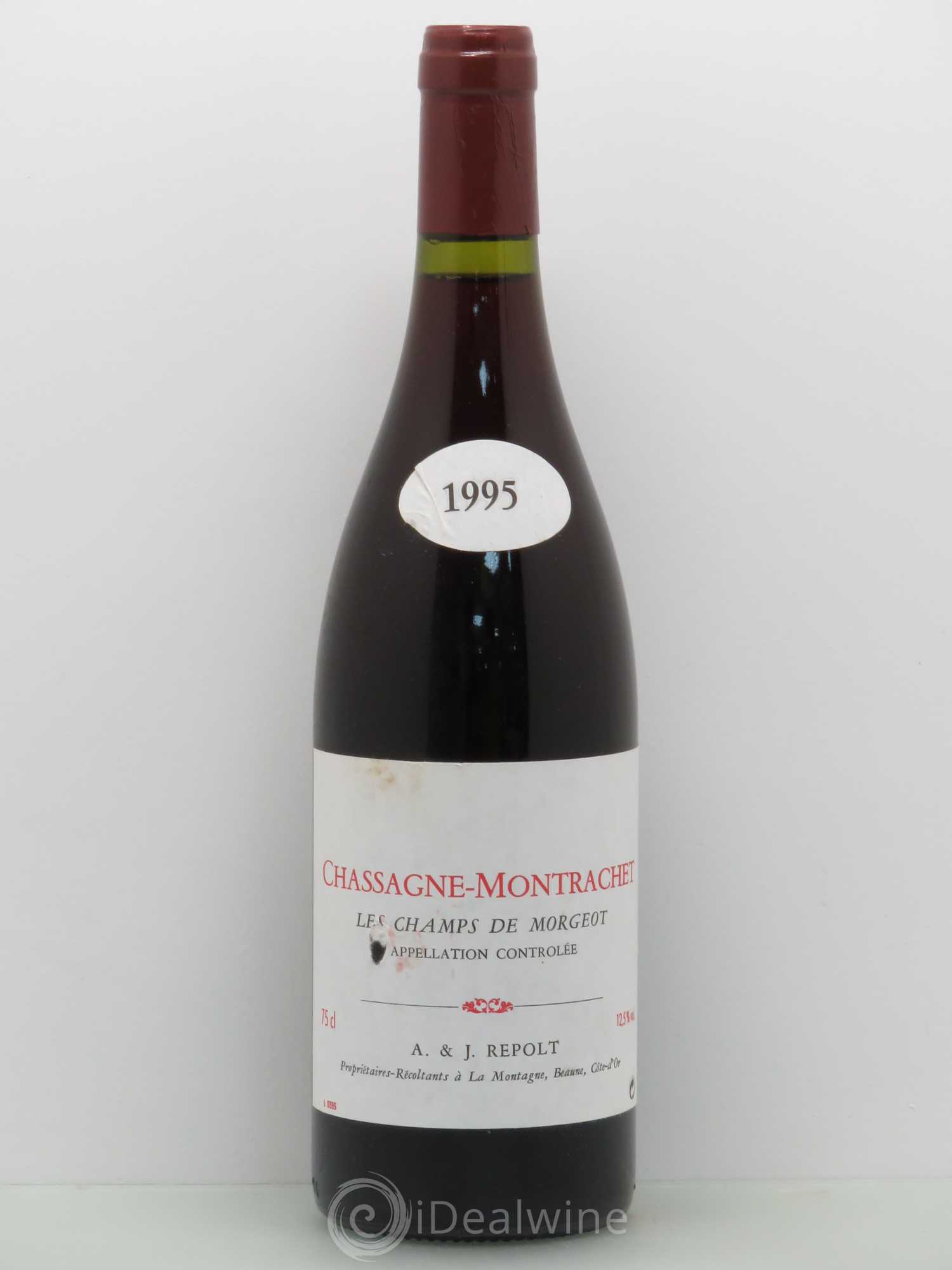 Chassagne-Montrachet Les Champs de Morgeot - Repolt 1995 - Posten von 1 Flasche - 0