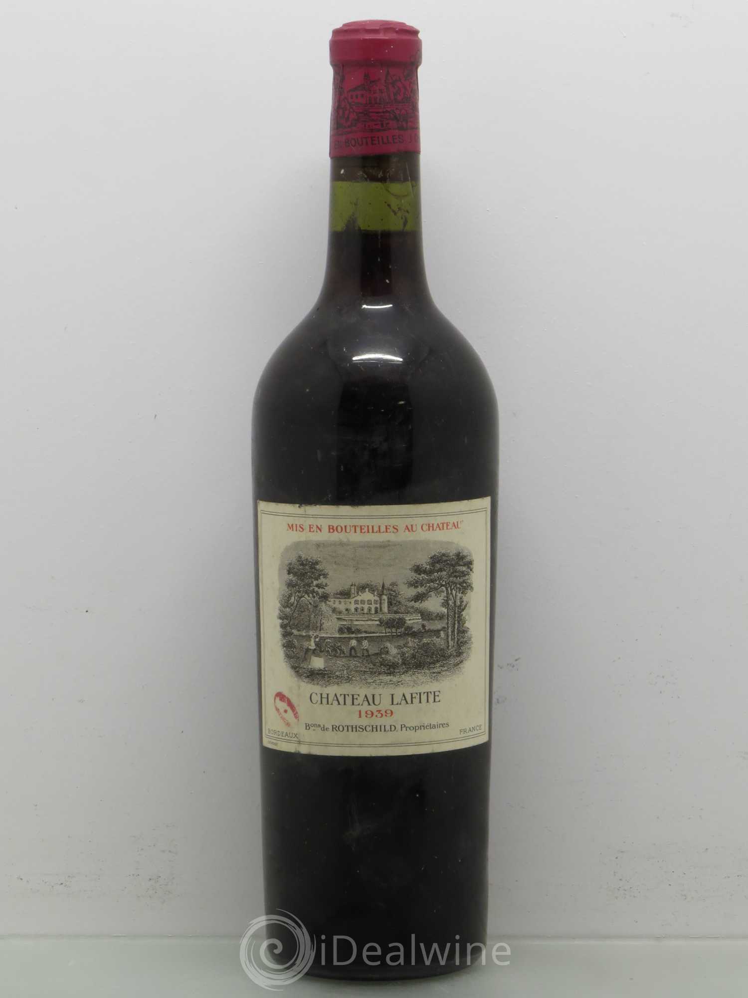 Château Lafite Rothschild 1er Grand Cru Classé 1939 - Lot de 1 bouteille - 0