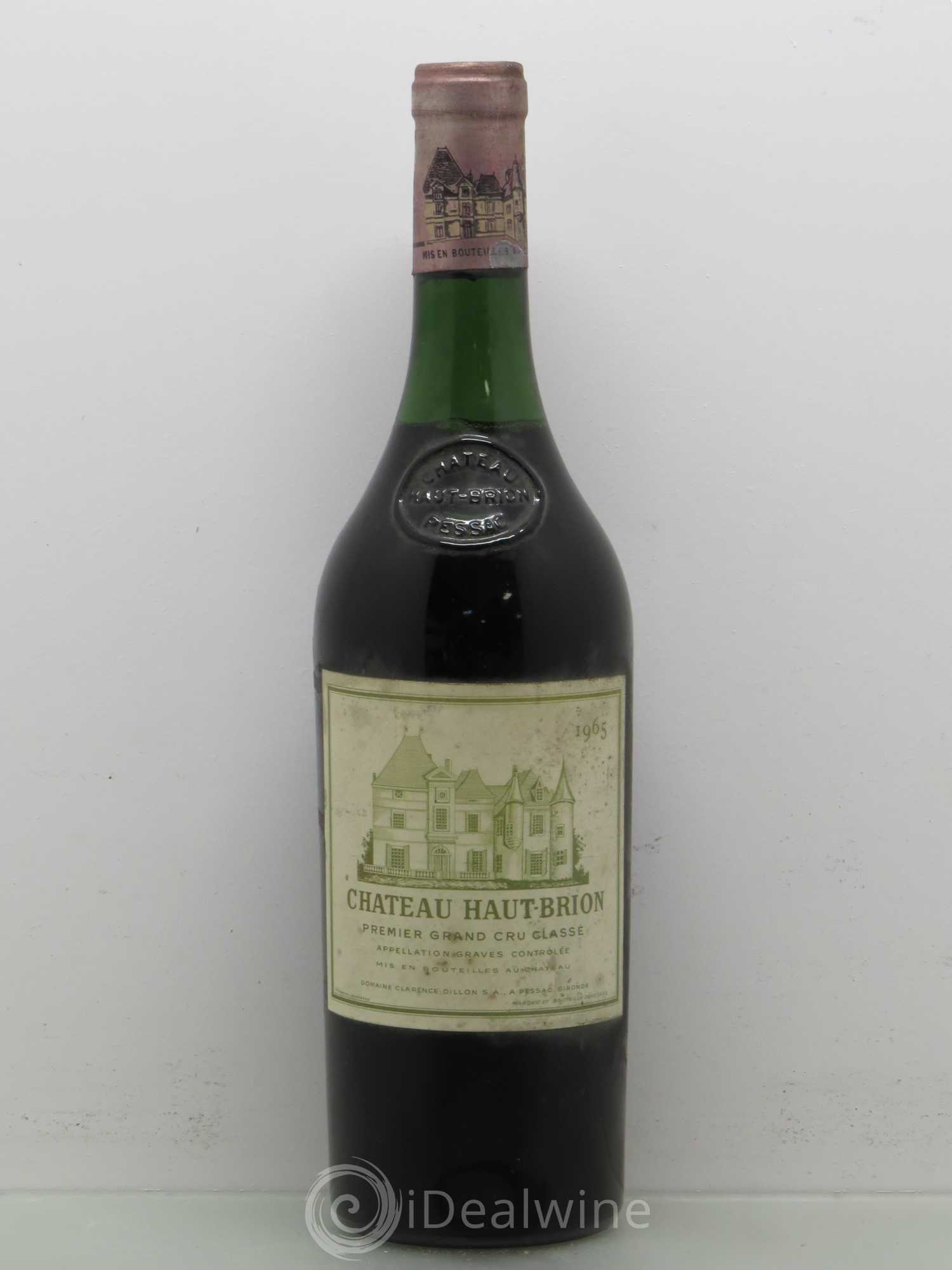 Château Haut Brion 1er Grand Cru Classé 1965 - Lot de 1 bouteille - 0