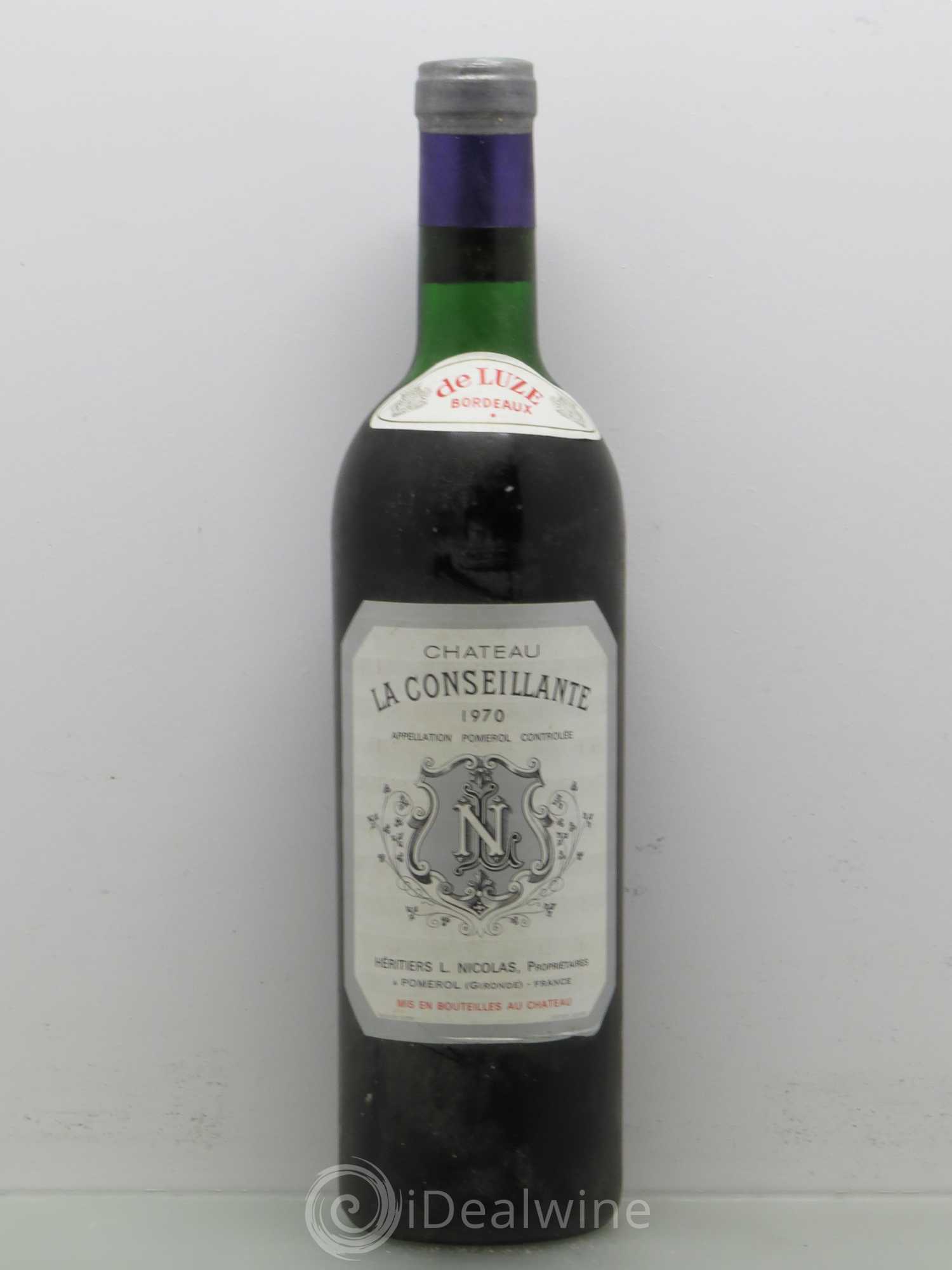 Château la Conseillante 1970 - Lot de 1 bouteille - 0
