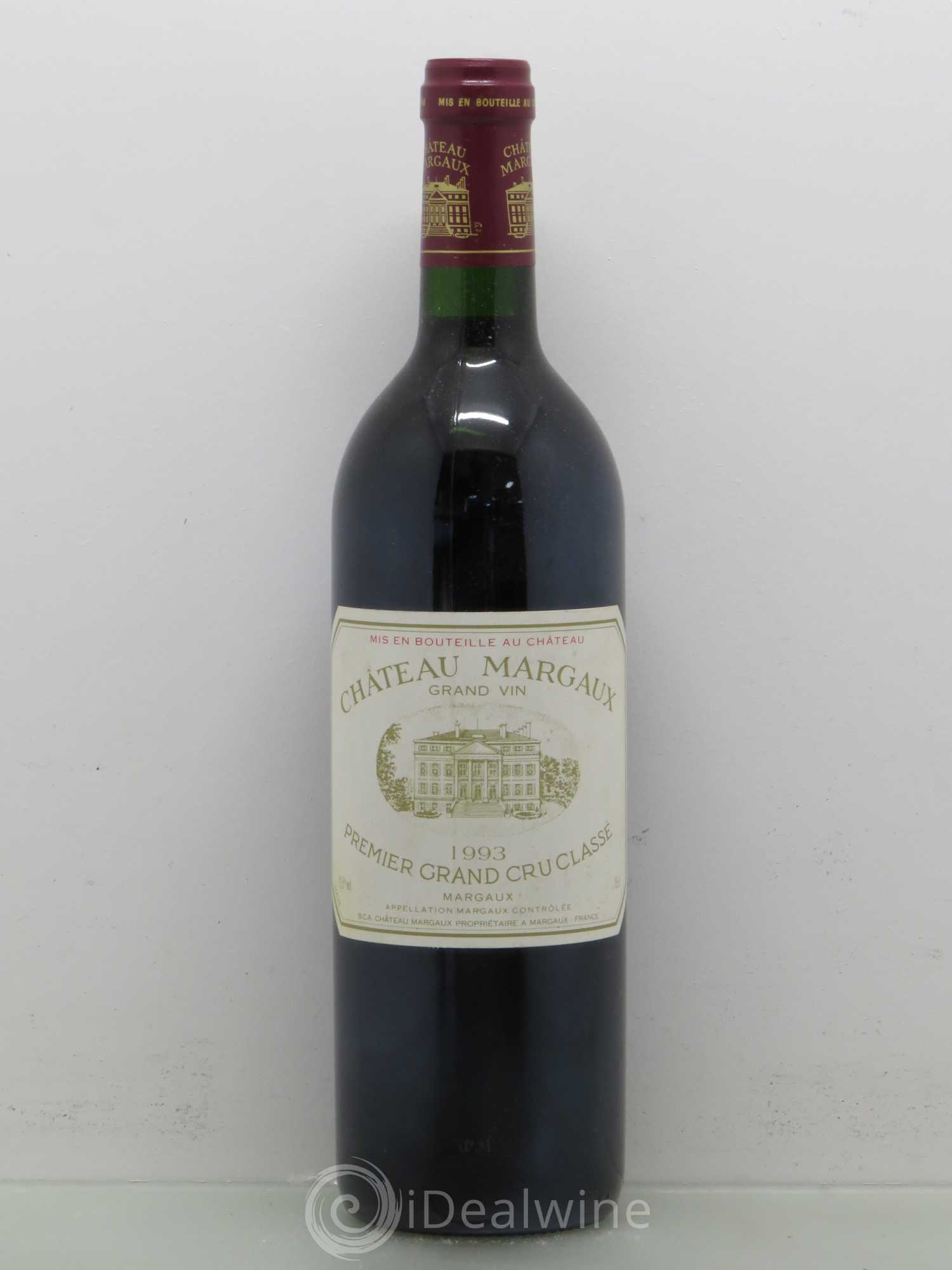 Château Margaux 1er Grand Cru Classé 1993 - Lot de 1 bouteille - 0