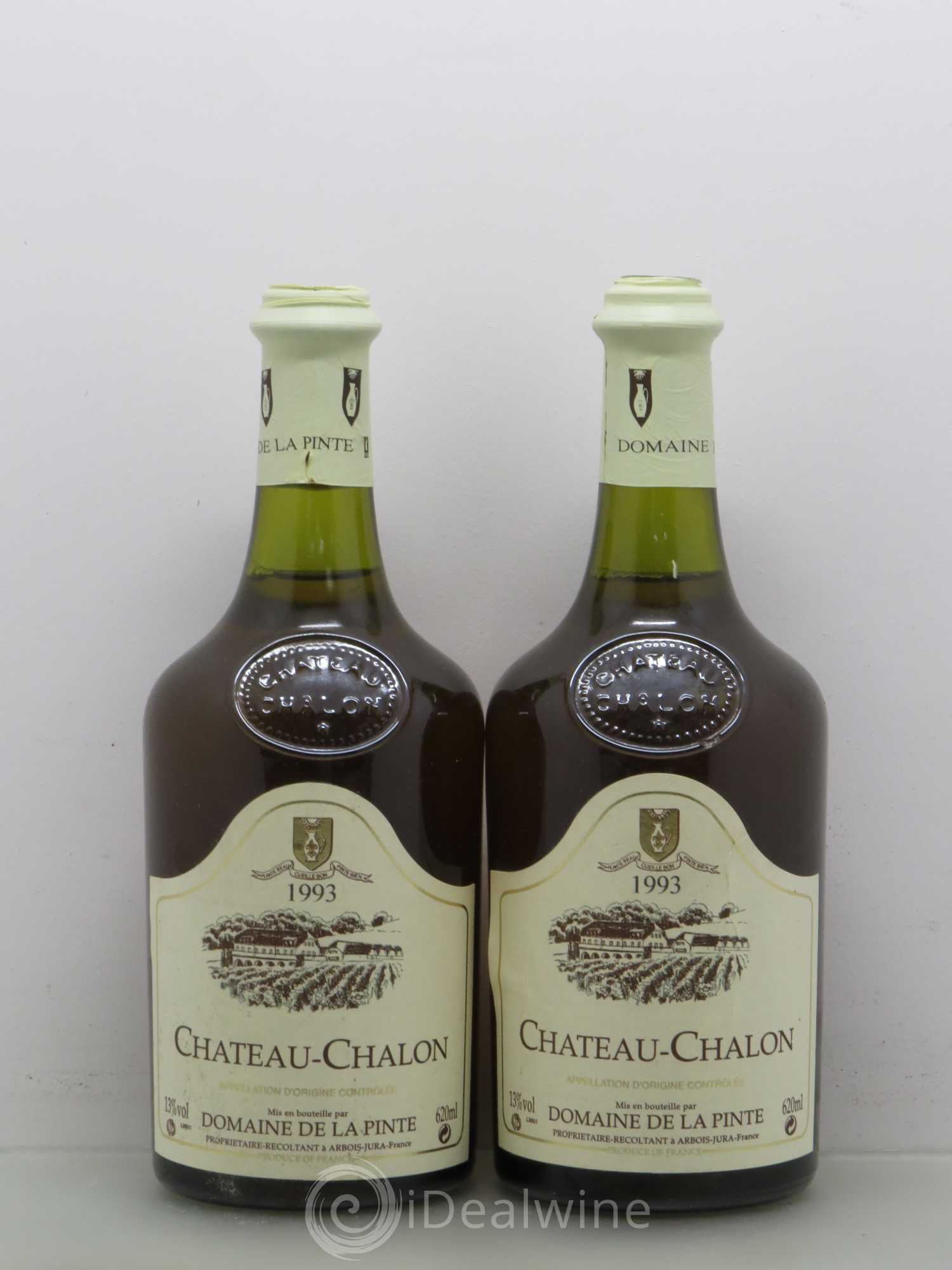 Château-Chalon Domaine de la Pinte 1993 - Lot de 2 bouteilles - 0