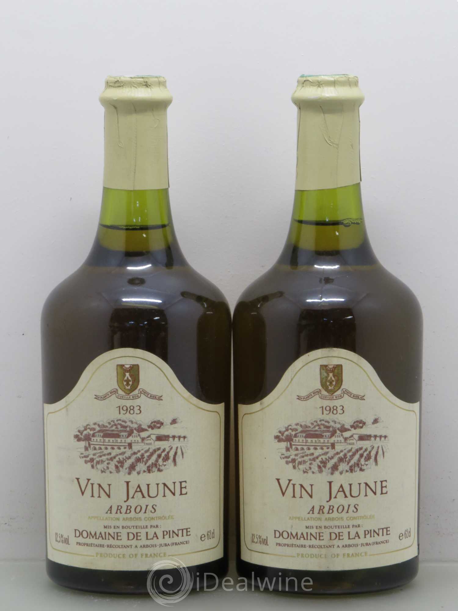 Arbois Vin Jaune Domaine de la Pinte 1983 - Lot de 2 bouteilles - 0