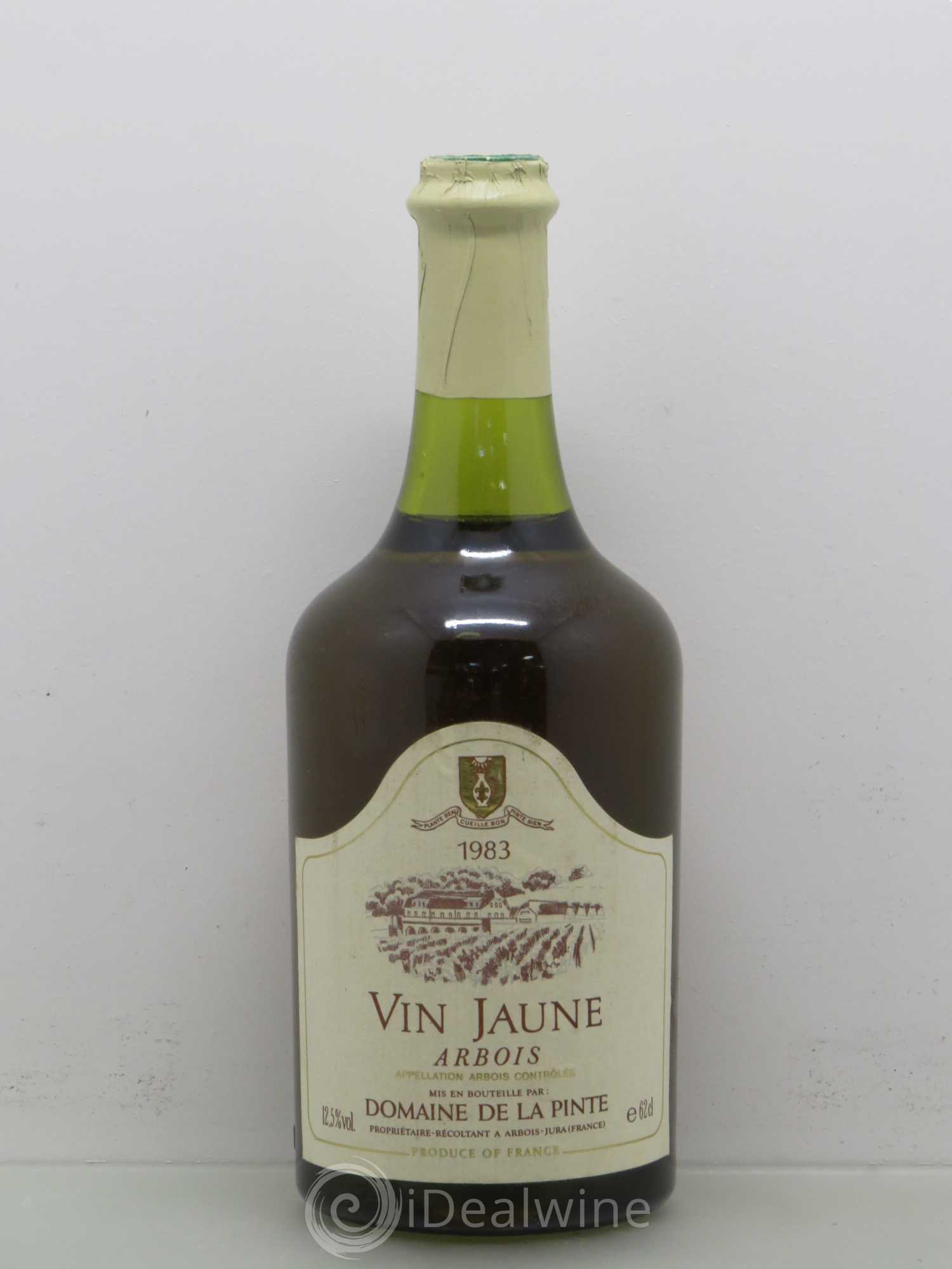 Arbois Vin Jaune Domaine de la Pinte 1983 - Lot de 1 bouteille - 0
