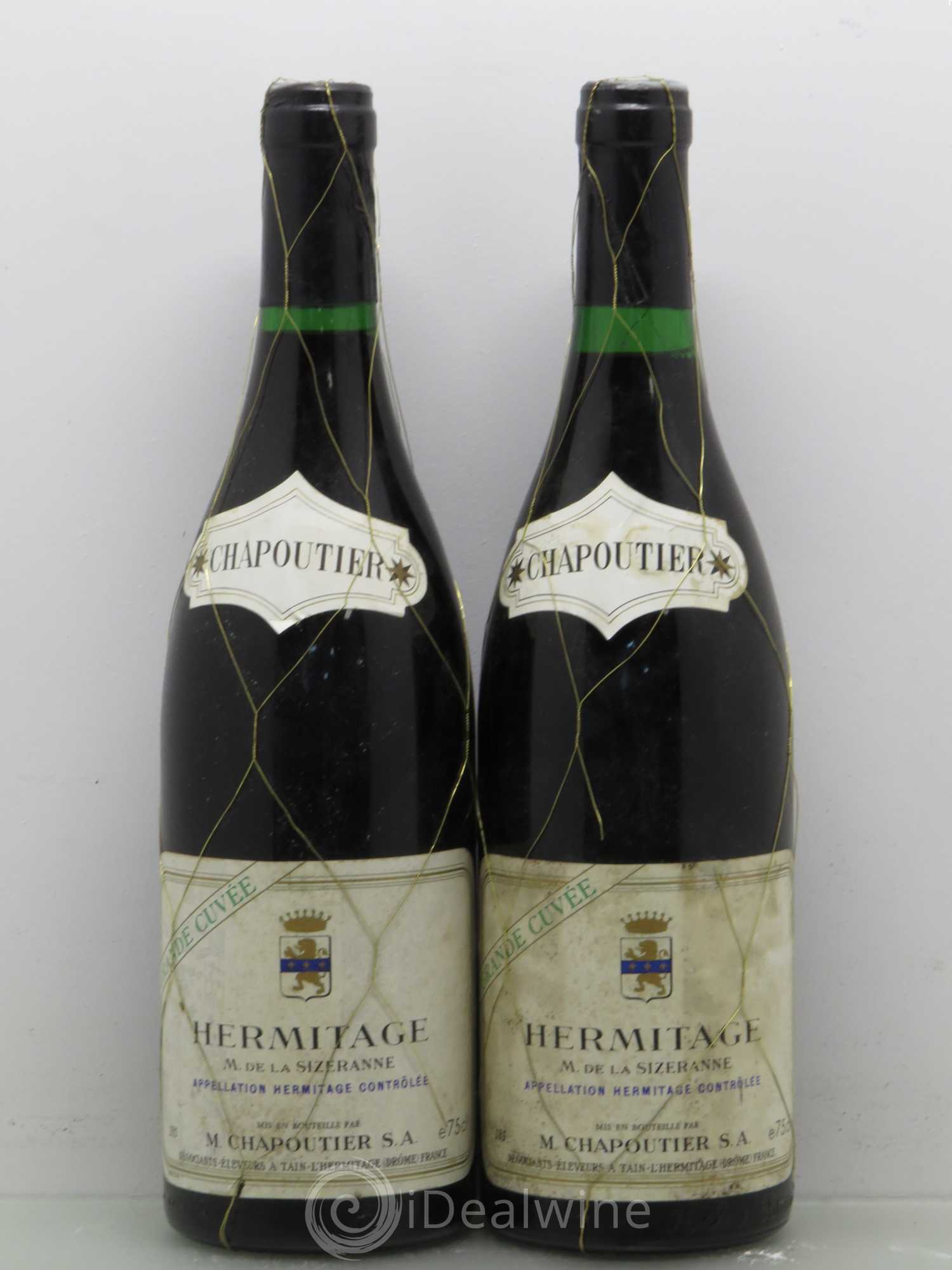 Hermitage Monier de La Sizeranne Chapoutier Grande Cuvée - Lot de 2 bouteilles - 0
