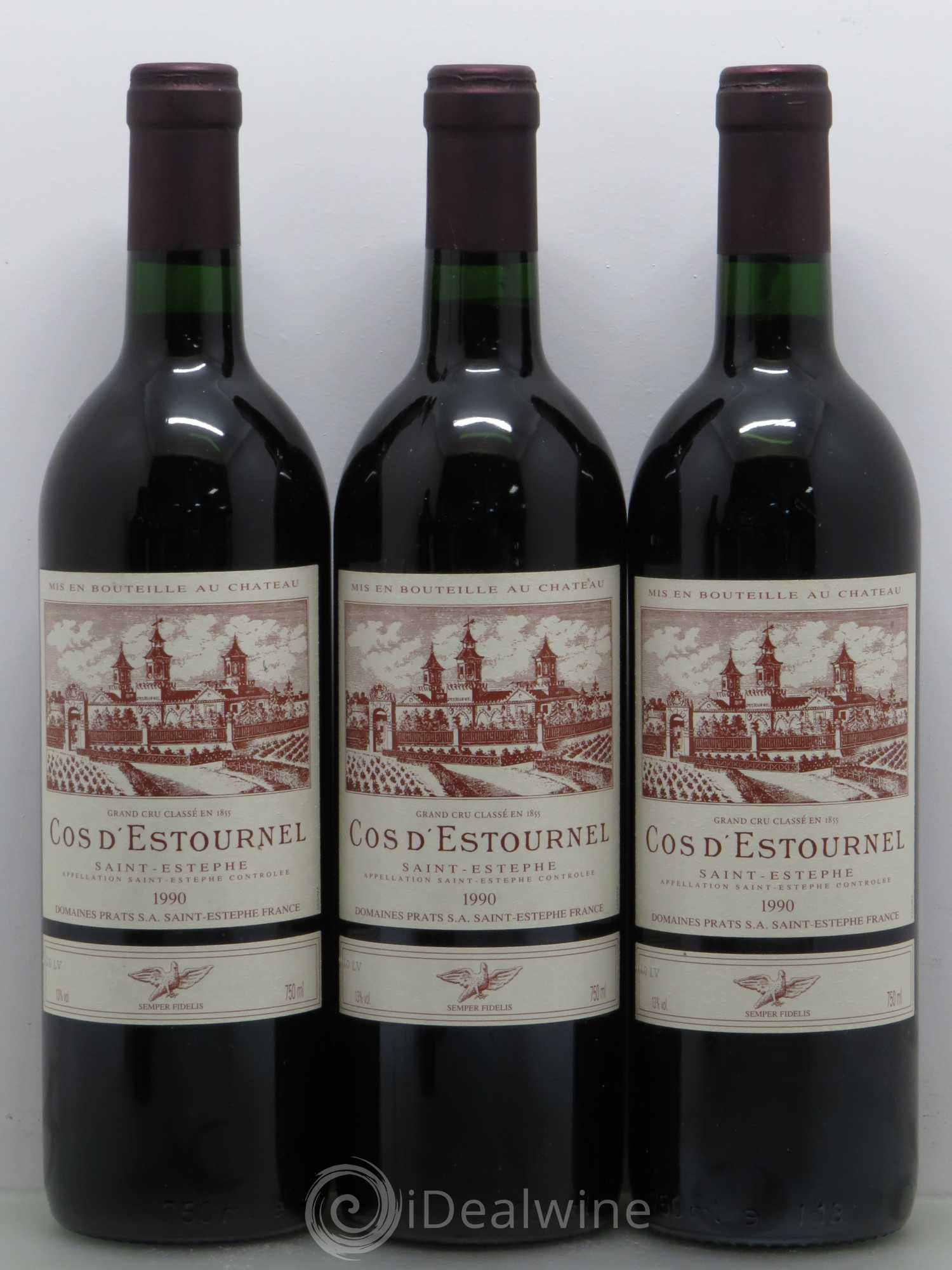 Cos d'Estournel 2ème Grand Cru Classé 1990 - Lot de 6 bouteilles - 1