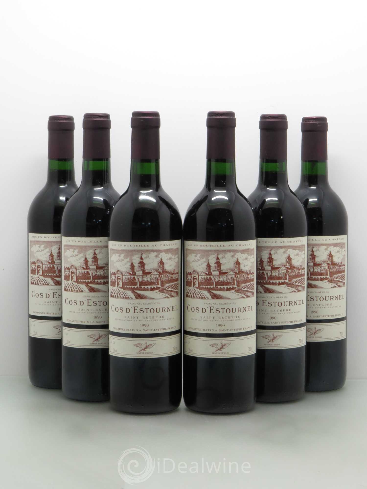 Cos d'Estournel 2ème Grand Cru Classé 1990 - Lot de 6 bouteilles - 0