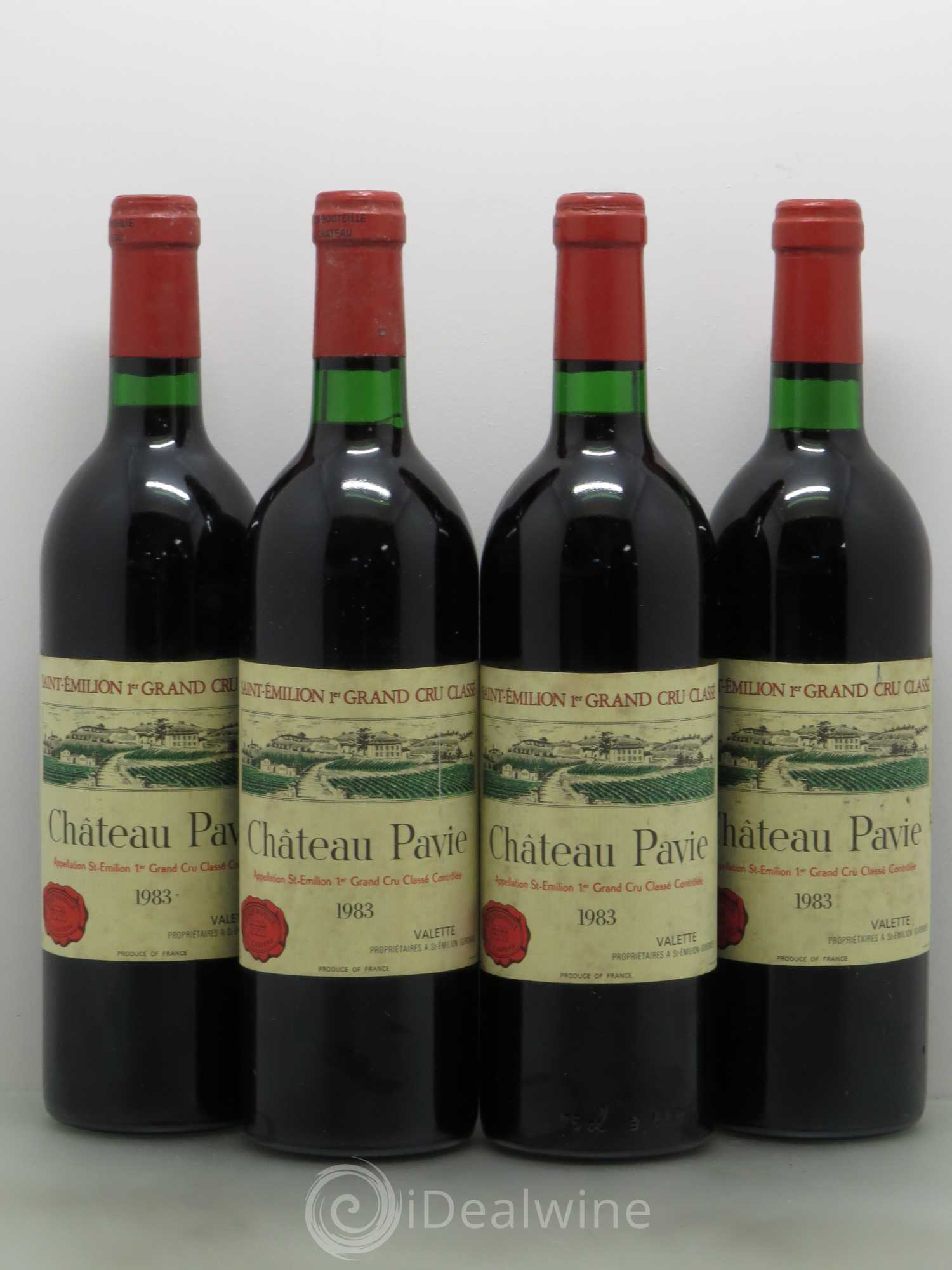 Château Pavie 1er Grand Cru Classé A 1983 - Lot de 4 bouteilles - 0