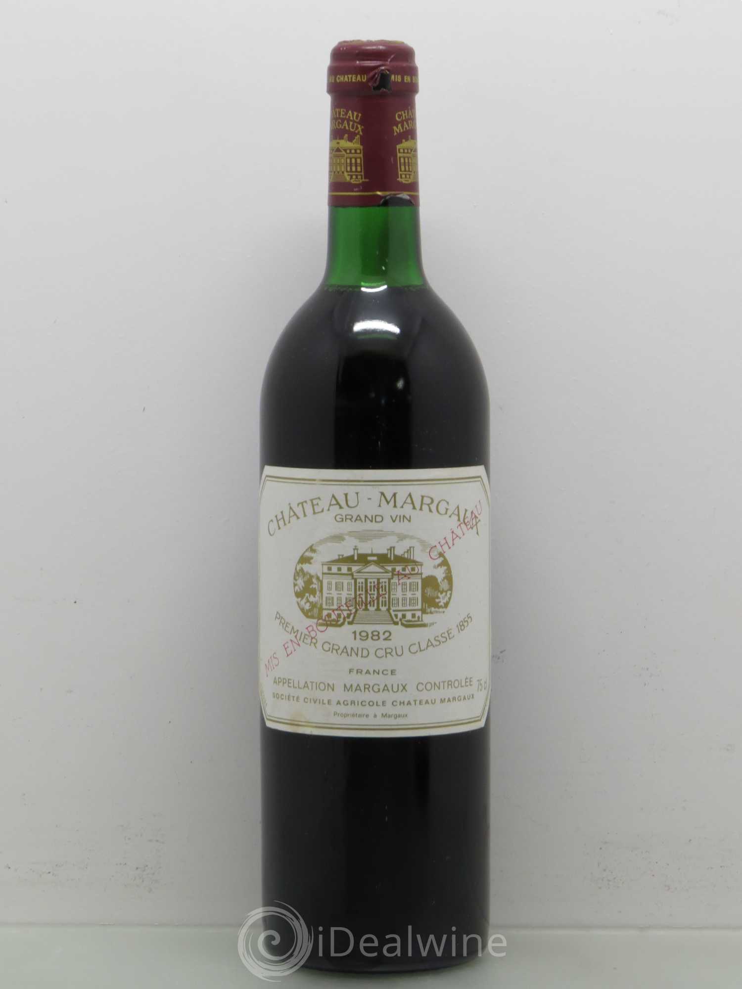 Château Margaux 1er Grand Cru Classé 1982 - Lot de 1 bouteille - 0
