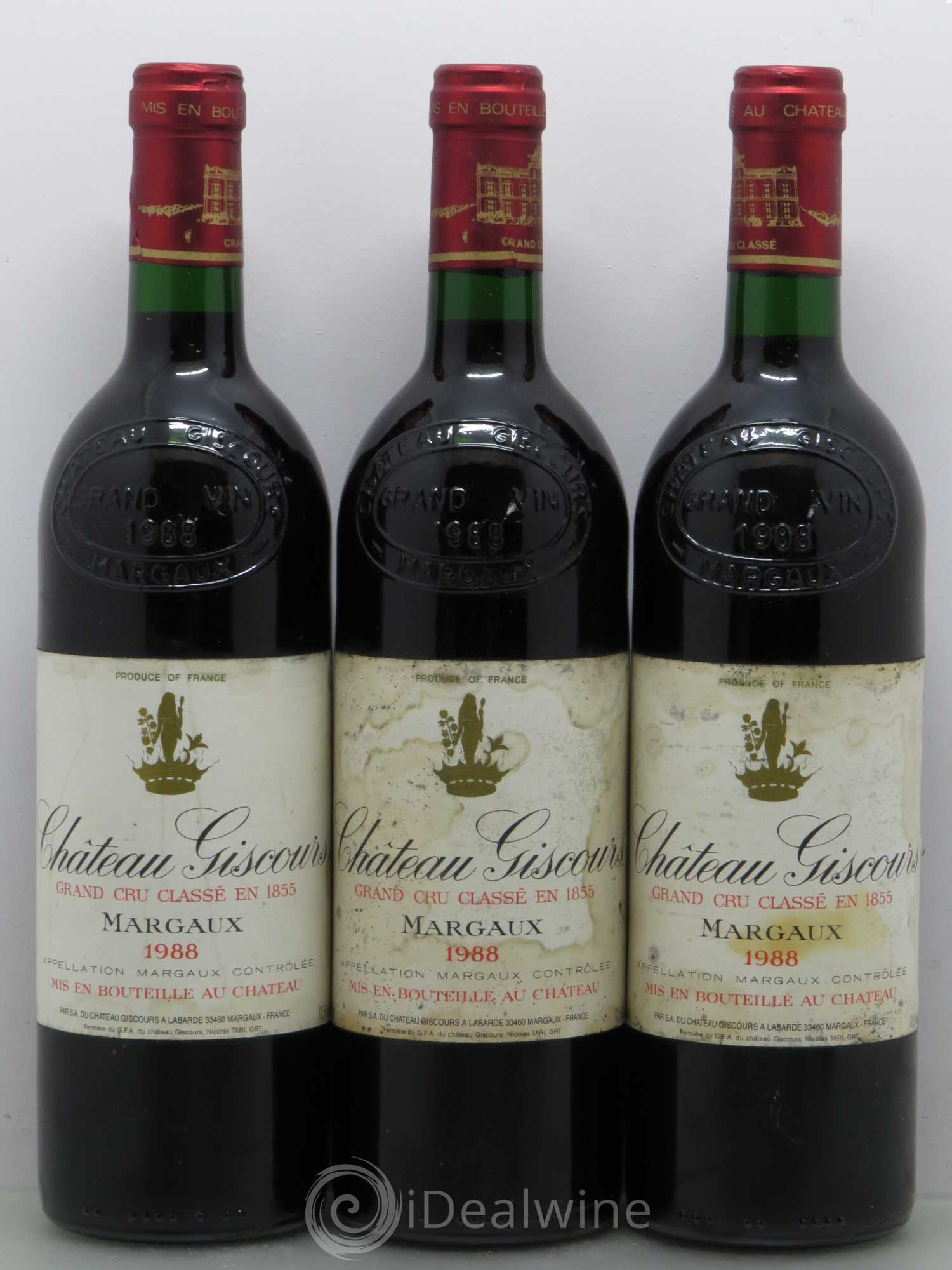 Château Giscours 3ème Grand Cru Classé 1988 - Lot de 6 bouteilles - 2
