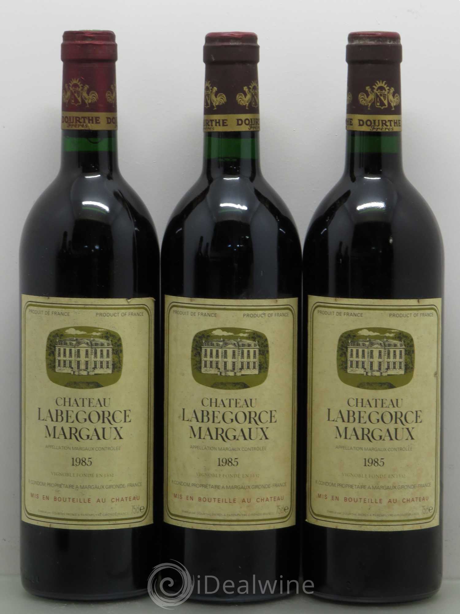 Château Labegorce Cru Bourgeois 1985 - Lot de 5 bouteilles - 1