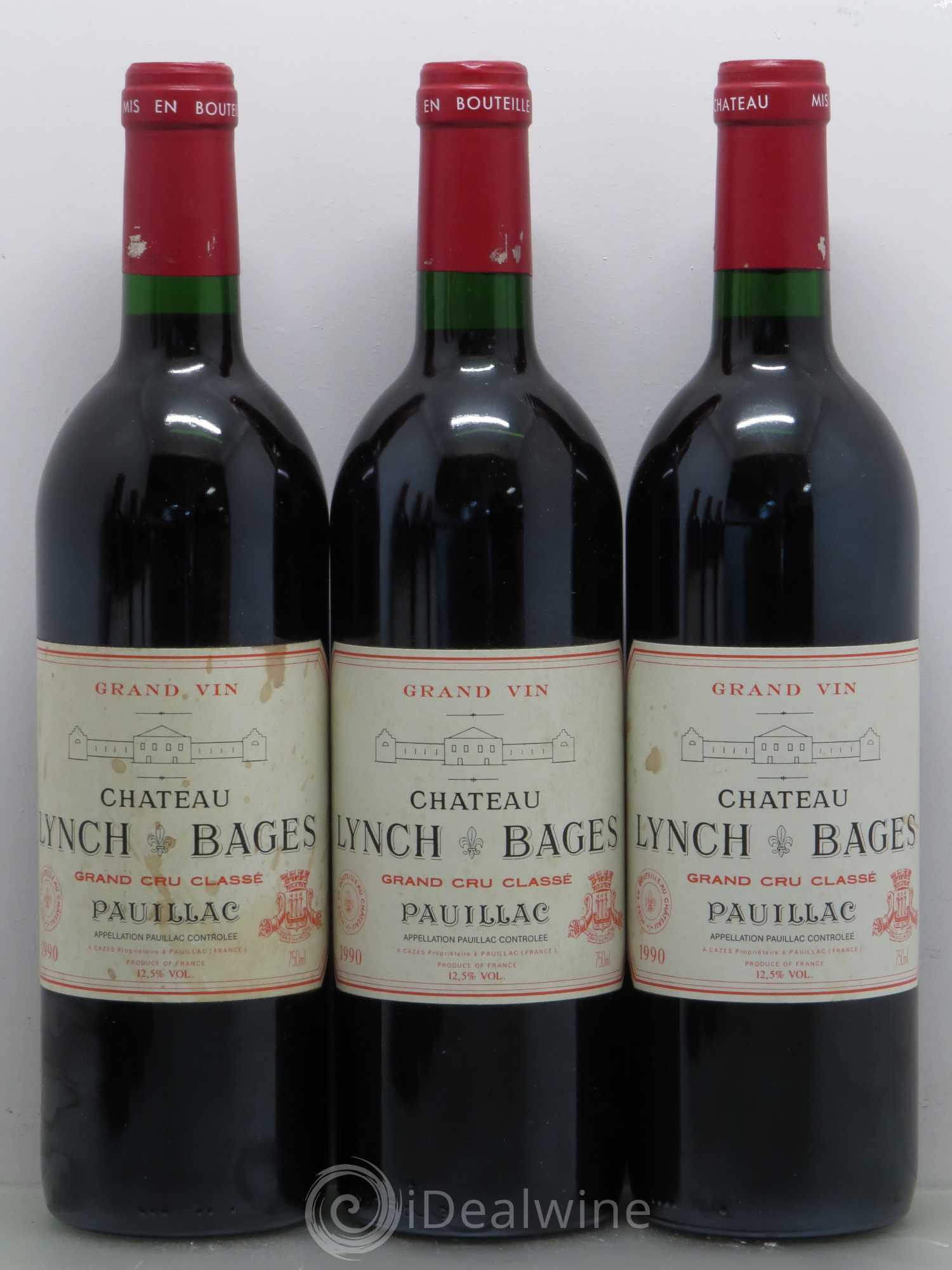 Château Lynch Bages 5ème Grand Cru Classé 1990 - Lot de 6 bouteilles - 1