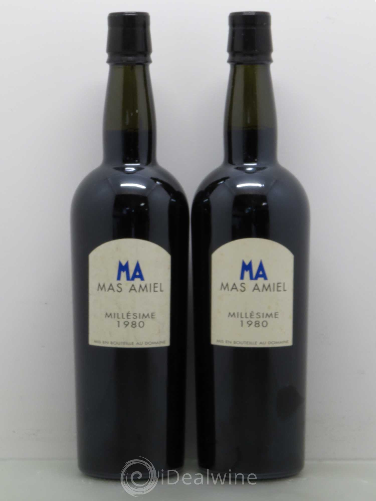 Maury Mas Amiel 1980 - Lot de 2 bouteilles - 0