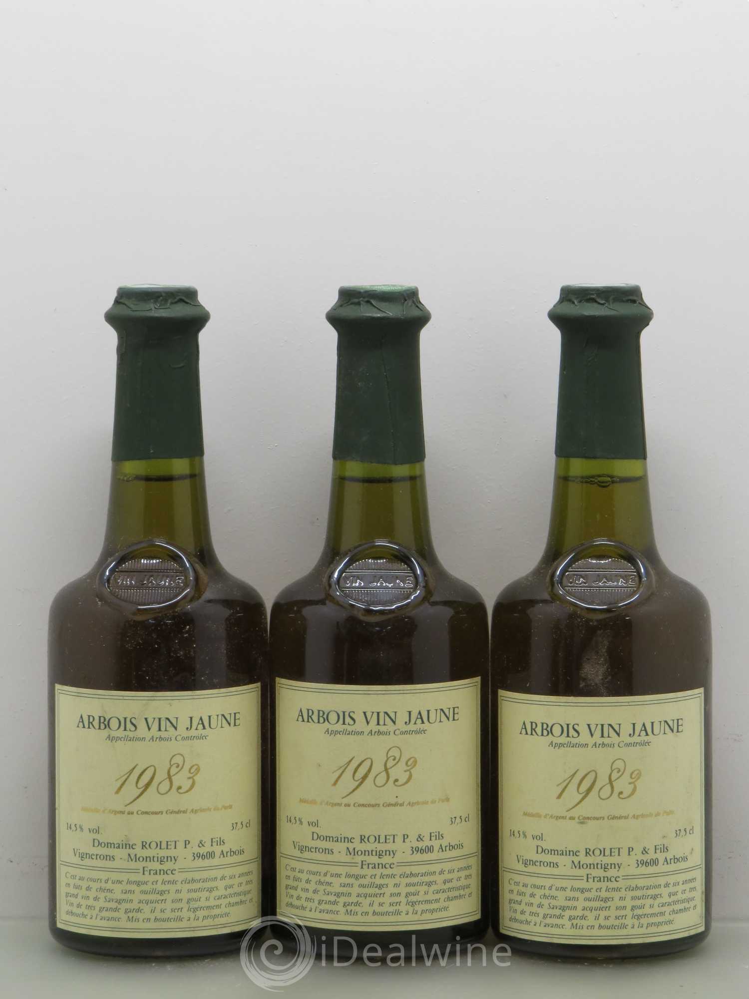 Arbois Vin Jaune Rollet 1983 - Lot de 6 demi bouteilles - 2