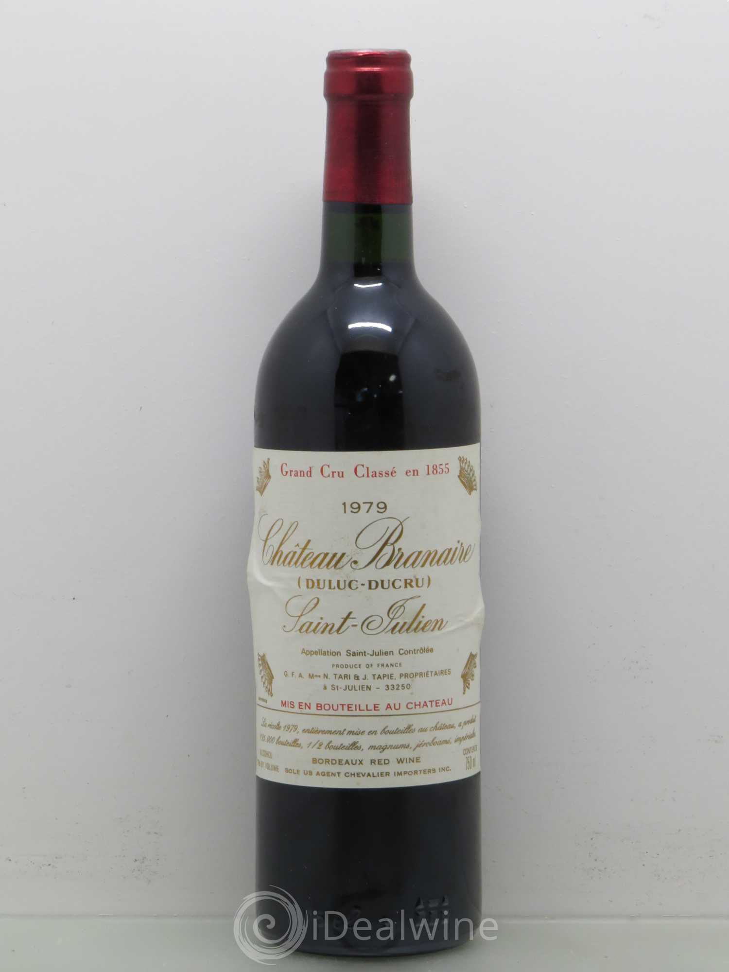 Château Branaire Ducru 4ème Grand Cru Classé 1979 - Lot de 1 bouteille - 0