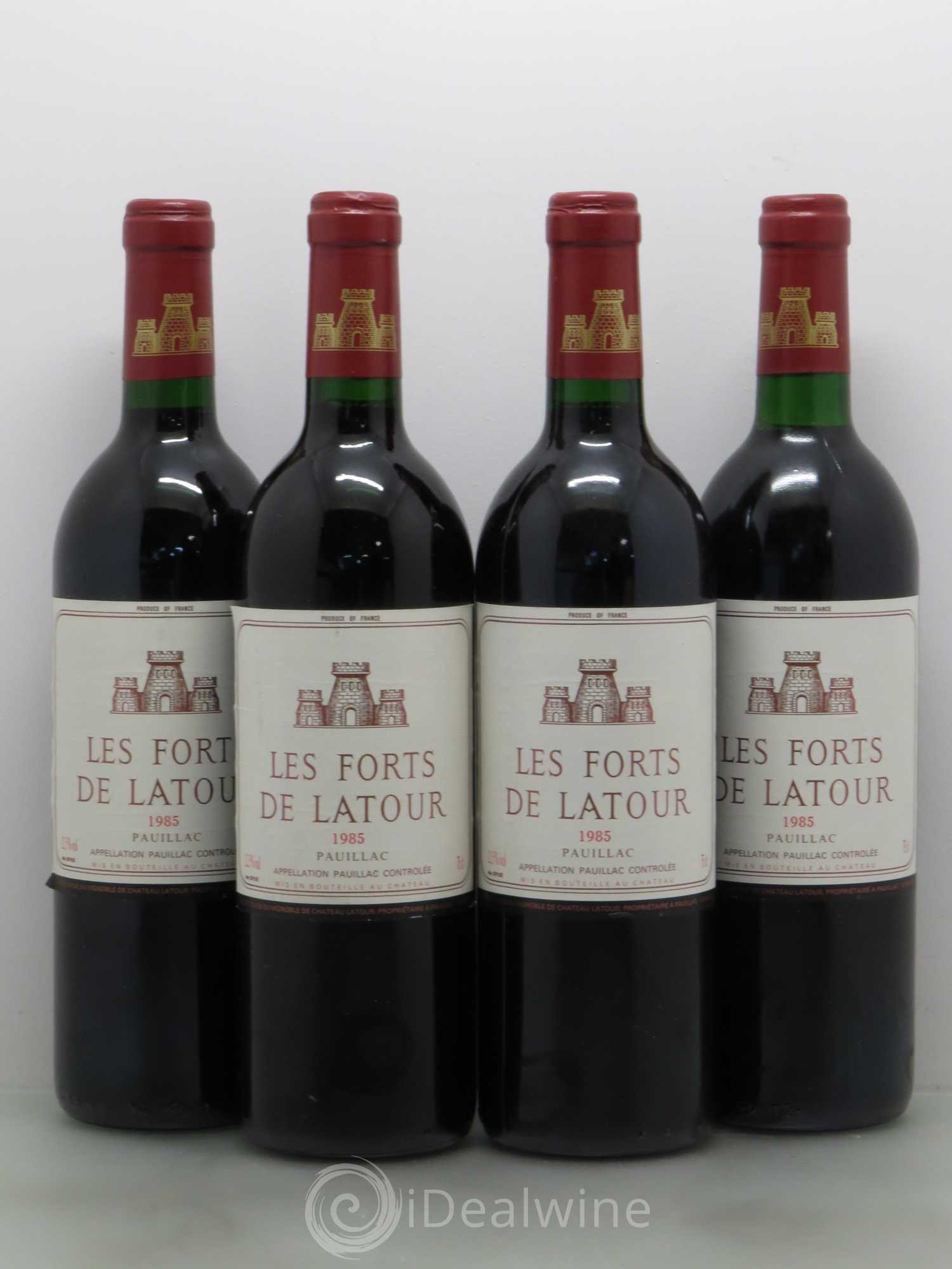 Les Forts de Latour Second Vin 1985 - Lot de 4 bouteilles - 0