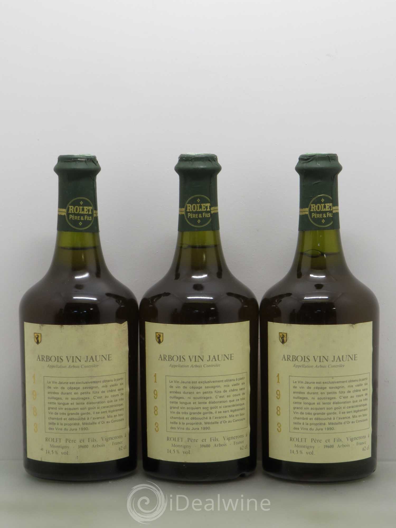 Arbois Vin Jaune Rollet 1983 - Lot de 6 bouteilles - 1