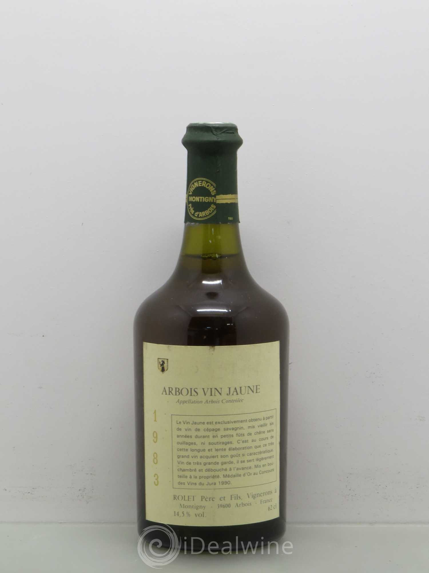 Arbois Vin Jaune Rollet 1983 - Lot de 1 bouteille - 0