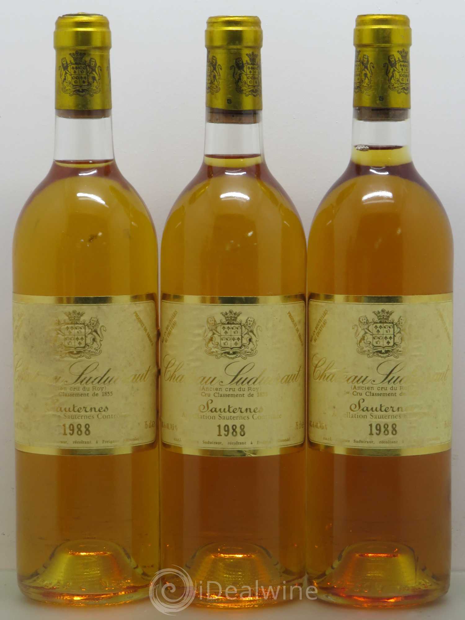 Château Suduiraut 1er Grand Cru Classé 1988 - Lotto di 6 bottiglie - 1