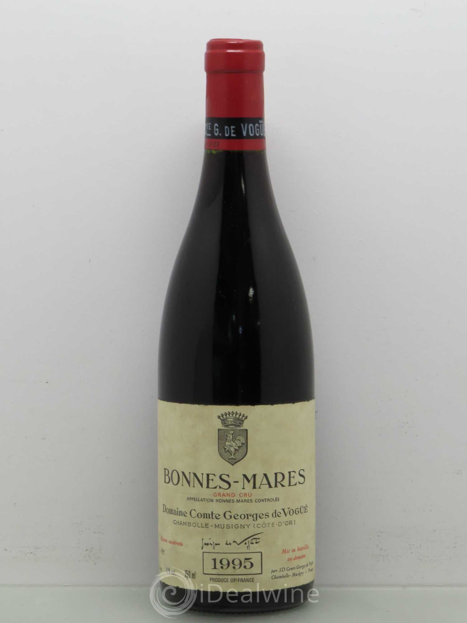 Bonnes-Mares Grand Cru Comte Georges de Vogüé 1995 - Lot de 1 bouteille - 0