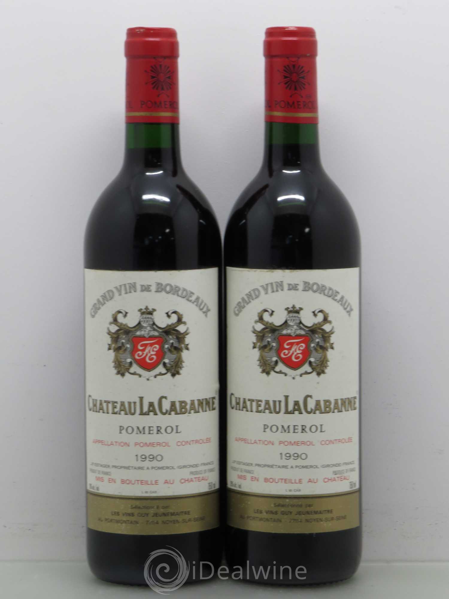 Château la Cabanne 1990 - Lot de 5 bouteilles - 2