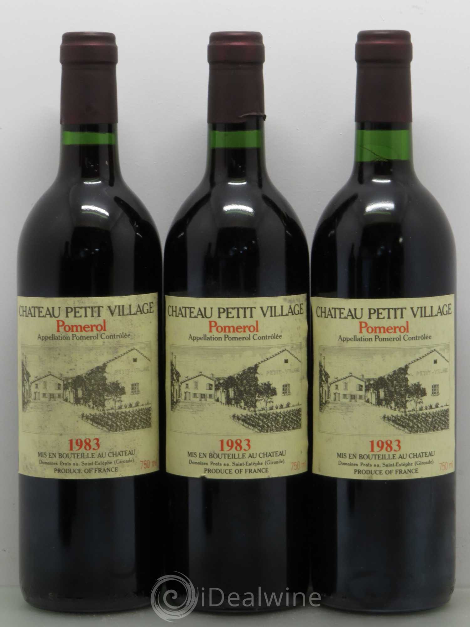 Château Petit Village 1983 - Lot de 5 bouteilles - 1