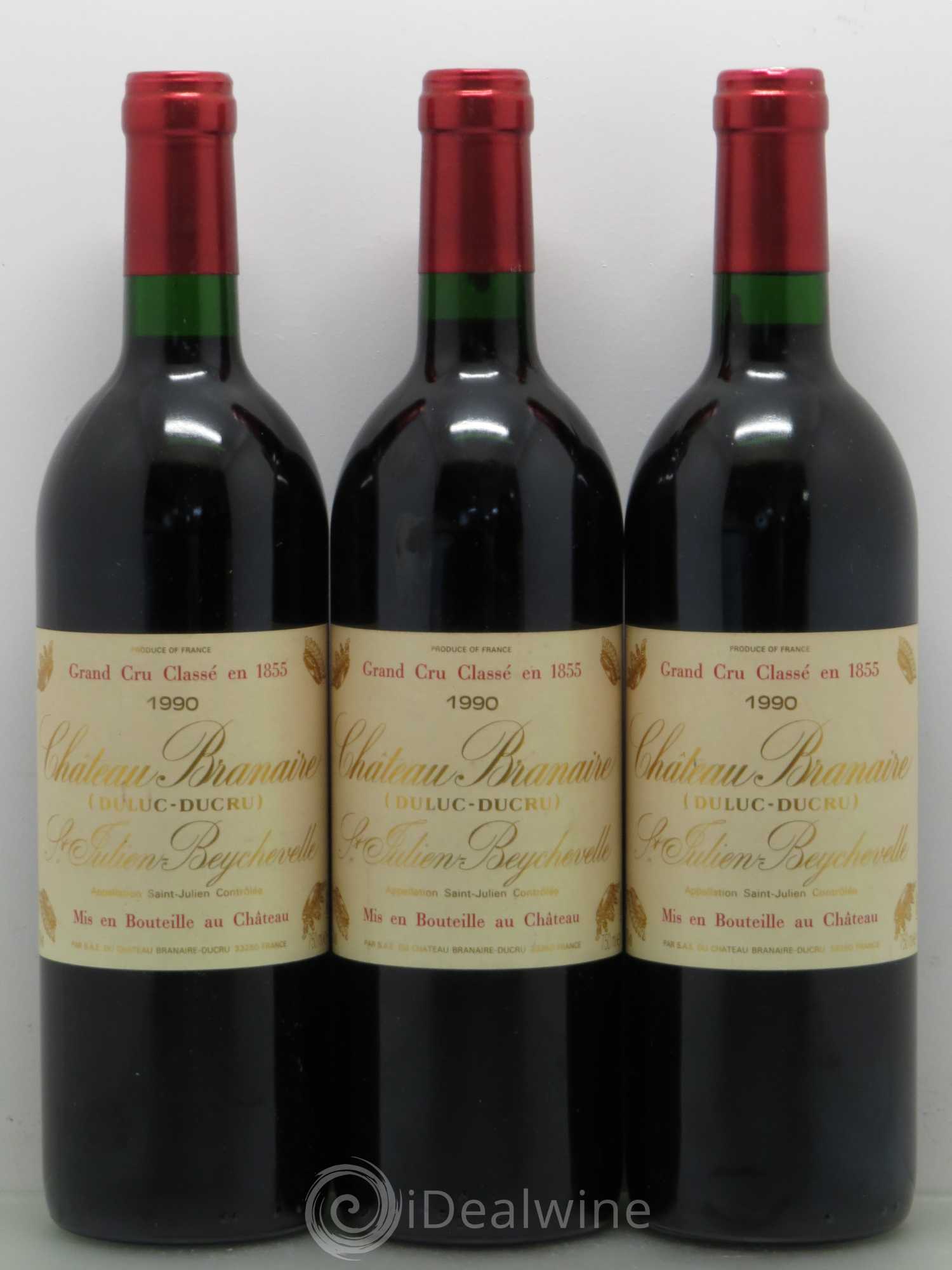 Château Branaire Ducru 4ème Grand Cru Classé 1990 - Lot de 6 bouteilles - 2