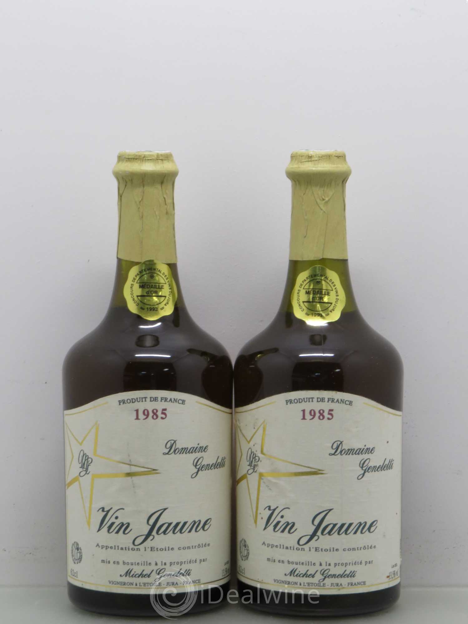 Arbois Vin Jaune Domaine Geneletti 1985 - Lot de 2 bouteilles - 0