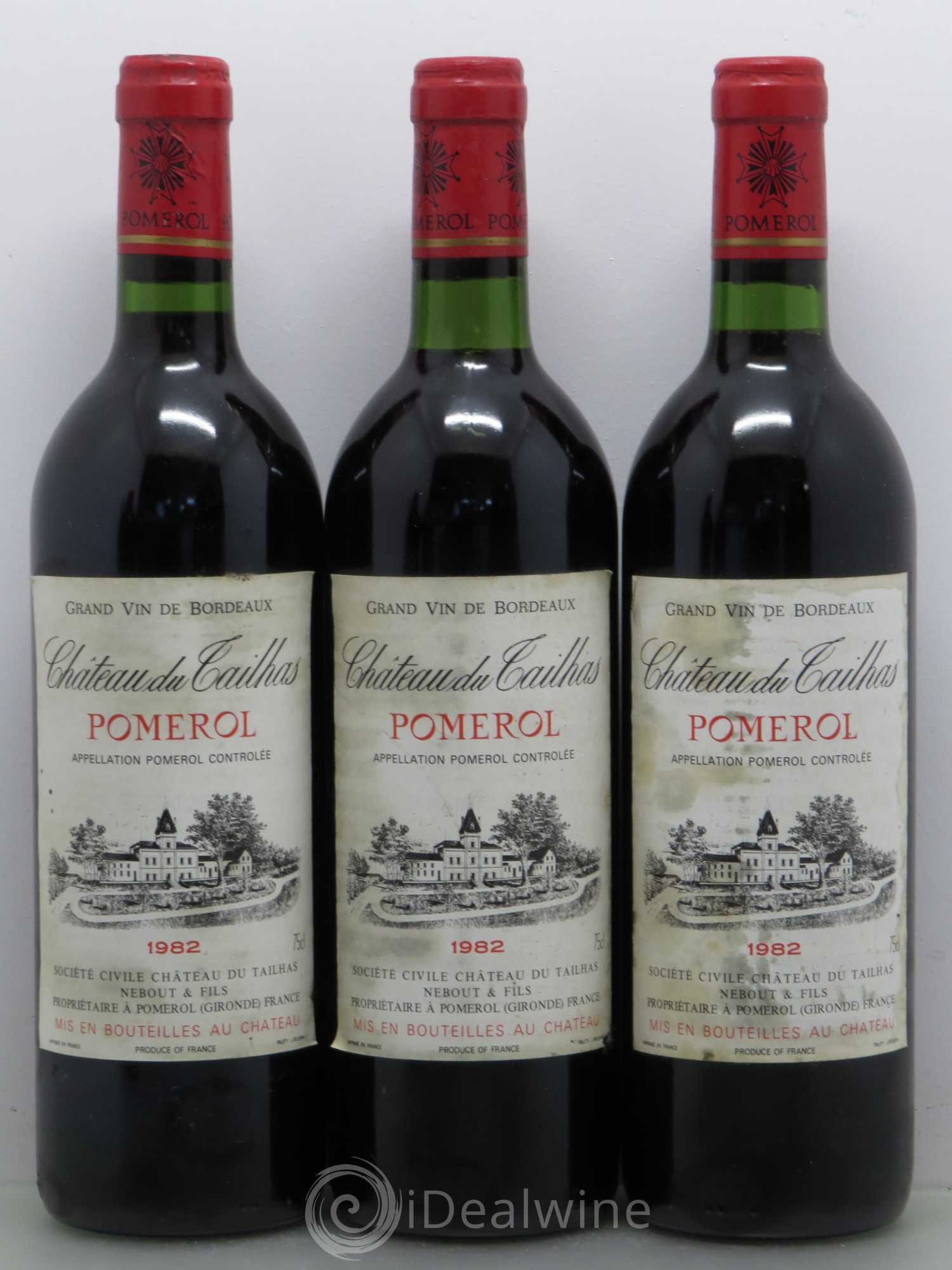 Château du Tailhas 1982 - Lot de 5 bouteilles - 1