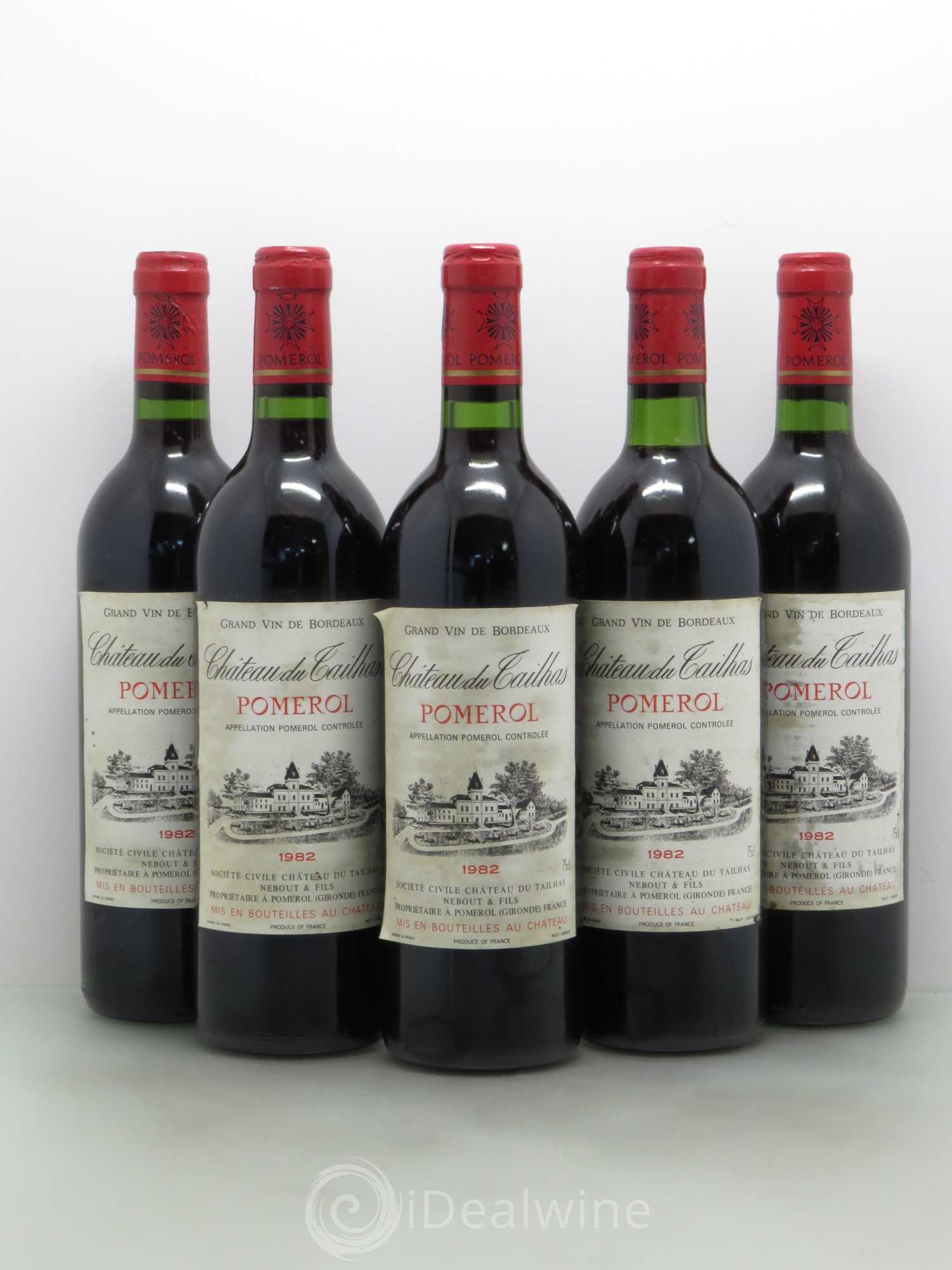 Château du Tailhas 1982 - Lot de 5 bouteilles - 0