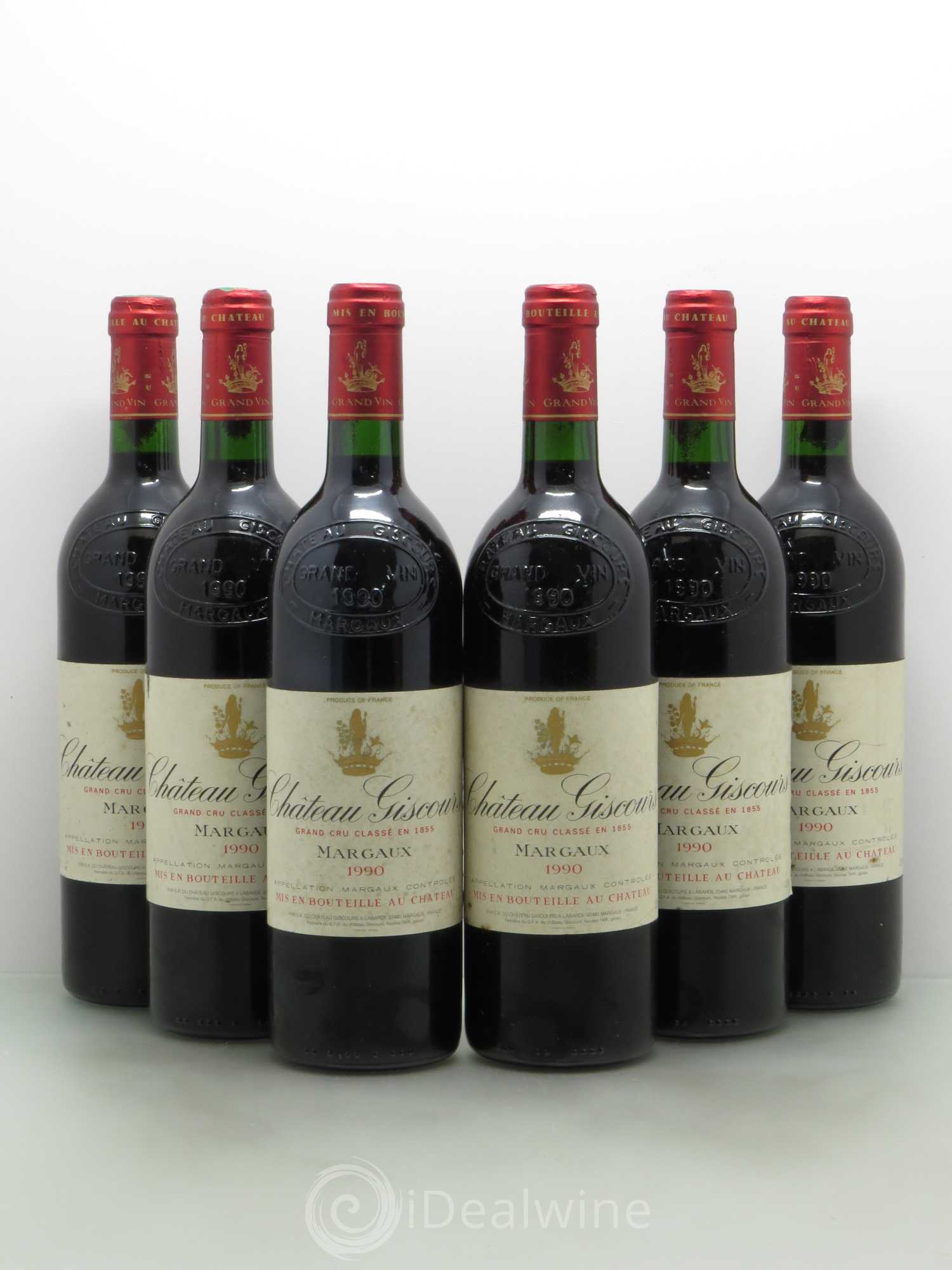 Château Giscours 3ème Grand Cru Classé 1990 - Lot de 6 bouteilles - 0