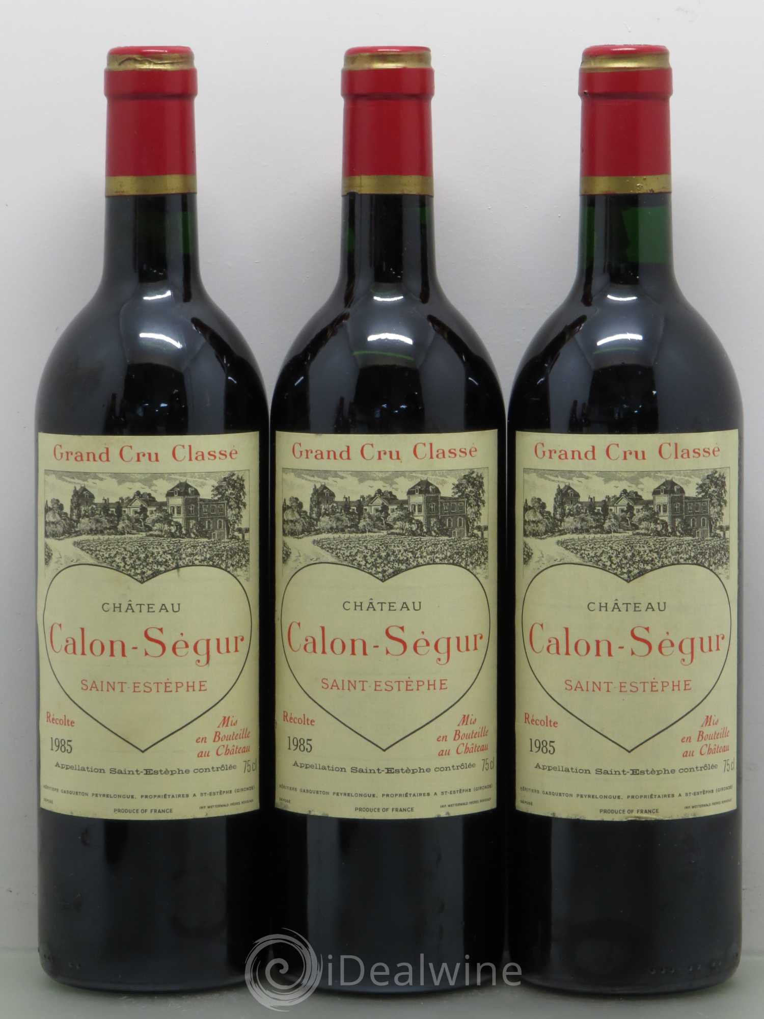 Château Calon Ségur 3ème Grand Cru Classé 1985 - Lot de 6 bouteilles - 2