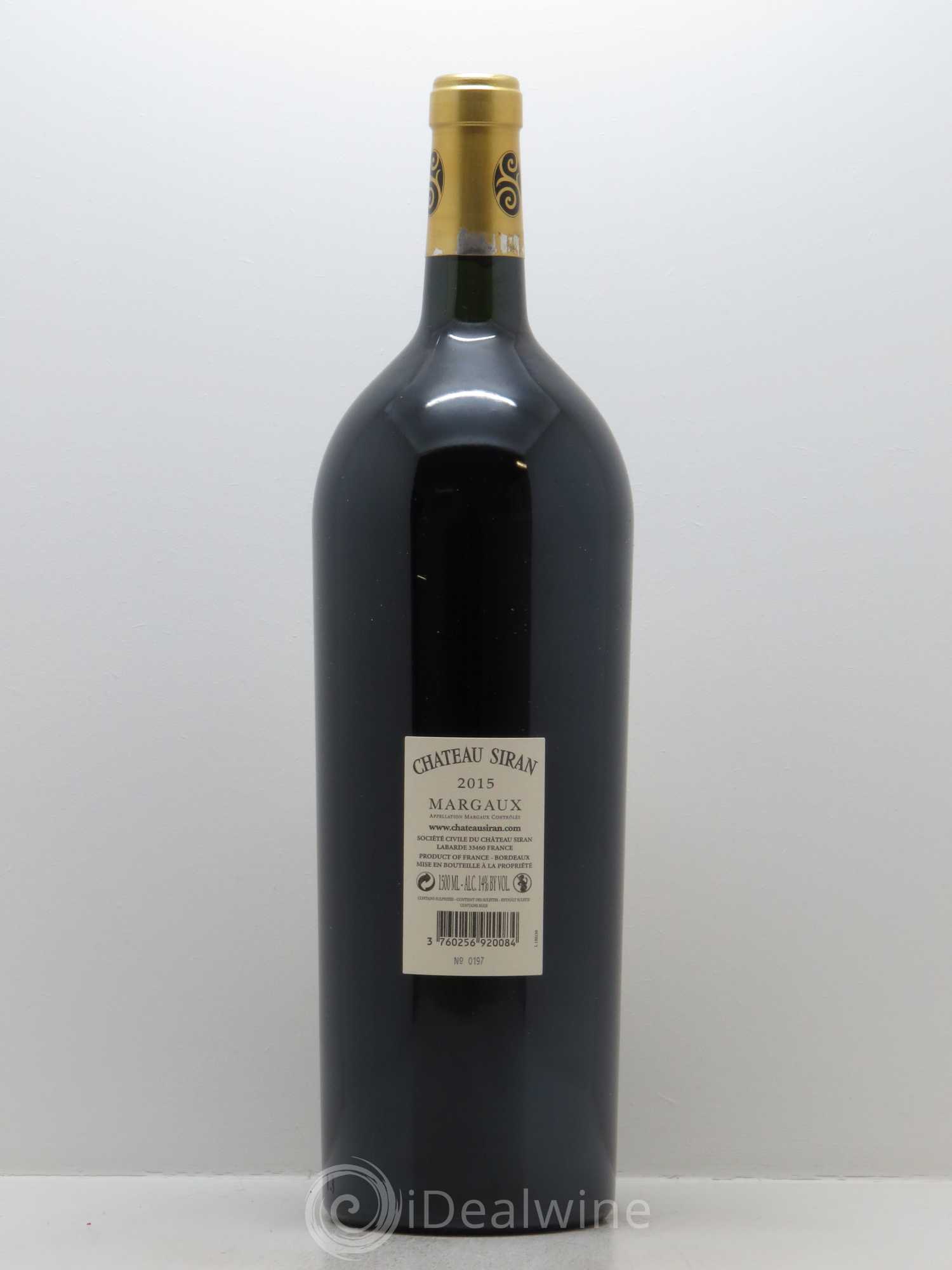 Château Siran 2015 - Lot of 1 magnum - 1