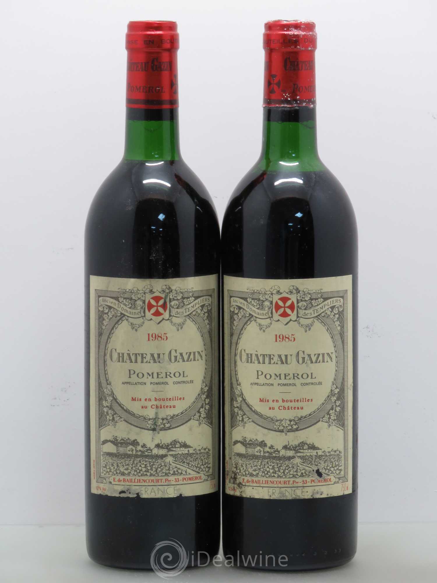 Château Gazin 1985 - Lot de 2 bouteilles - 0