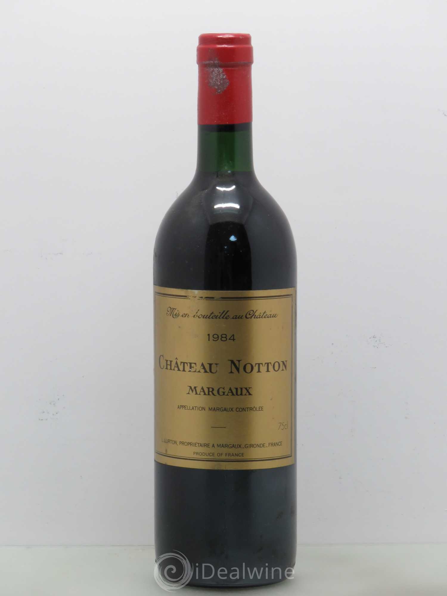 Bordeaux Château Notton 1984 - Lot de 1 bouteille - 0