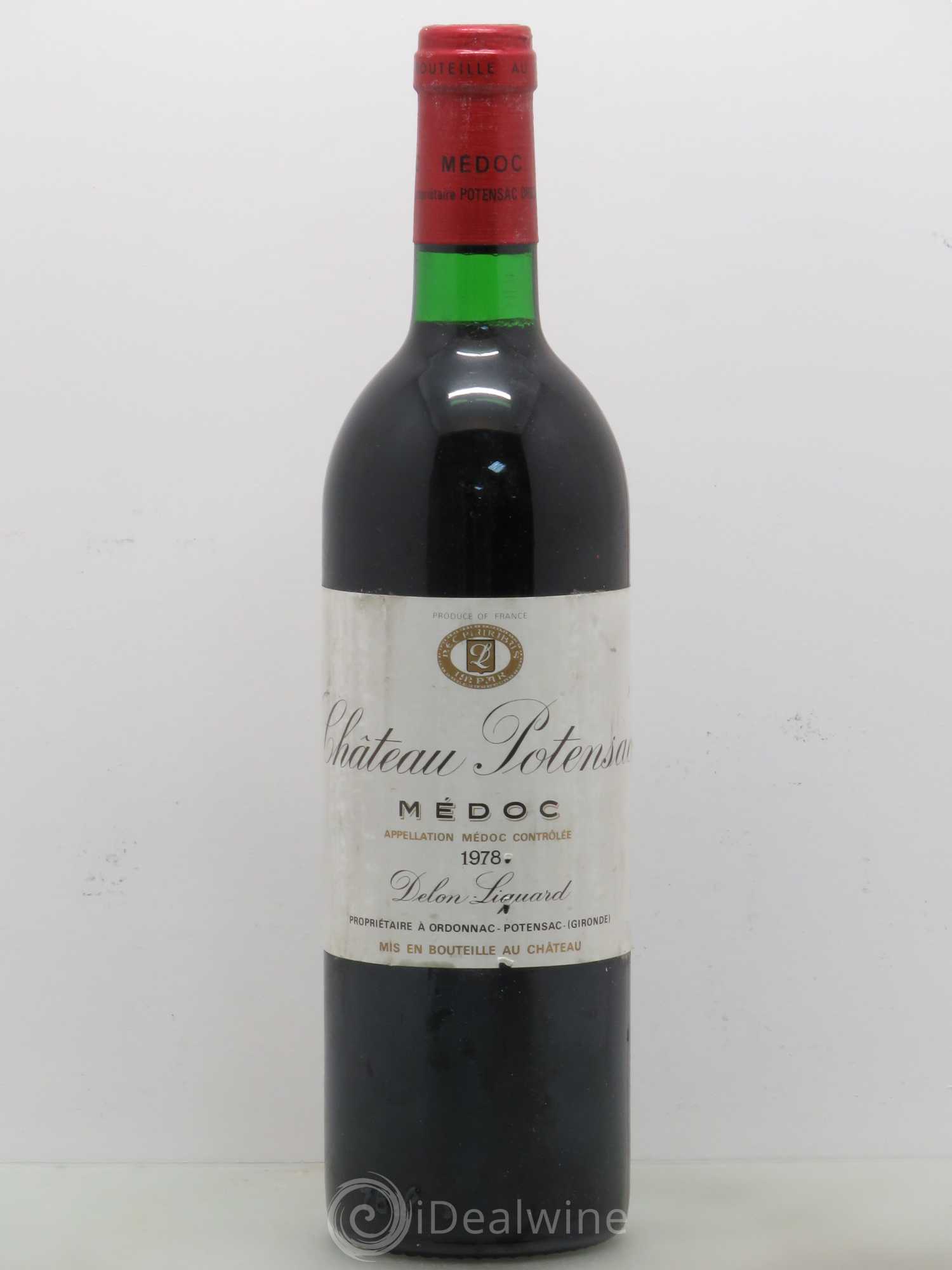 Château Potensac 1978 - Lot de 1 bouteille - 0