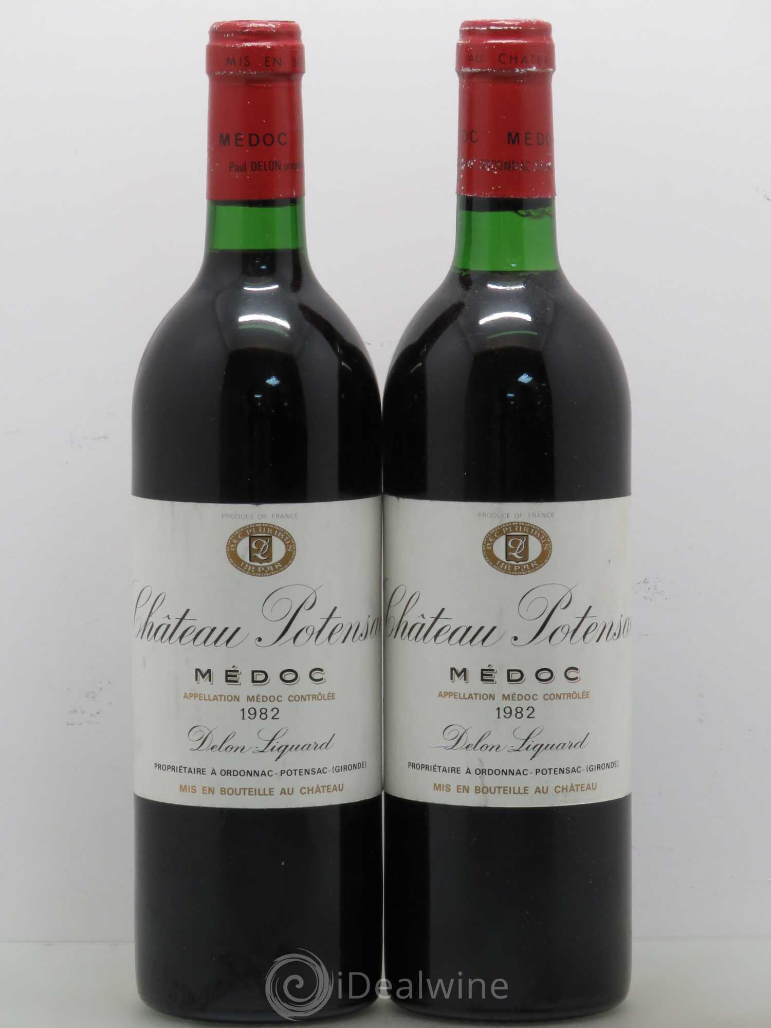 Château Potensac 1982 - Lot de 2 bouteilles - 0