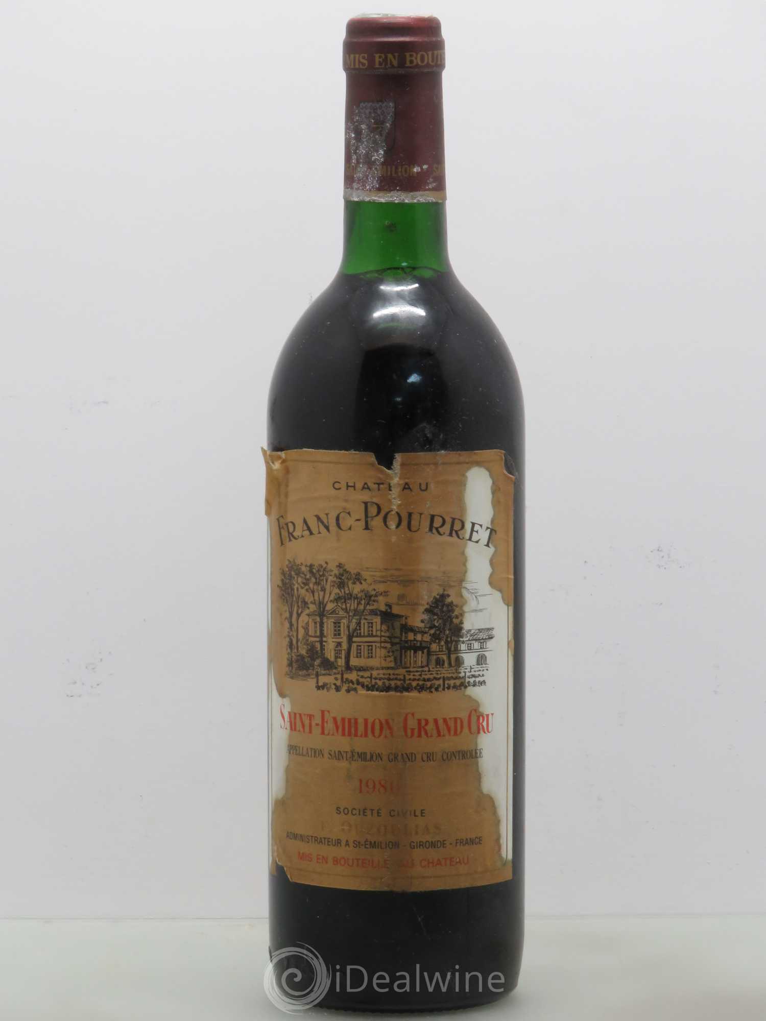 Saint-Émilion Château Franc Pourret (sans prix de réserve) 1986 - Posten von 1 Flasche - 0