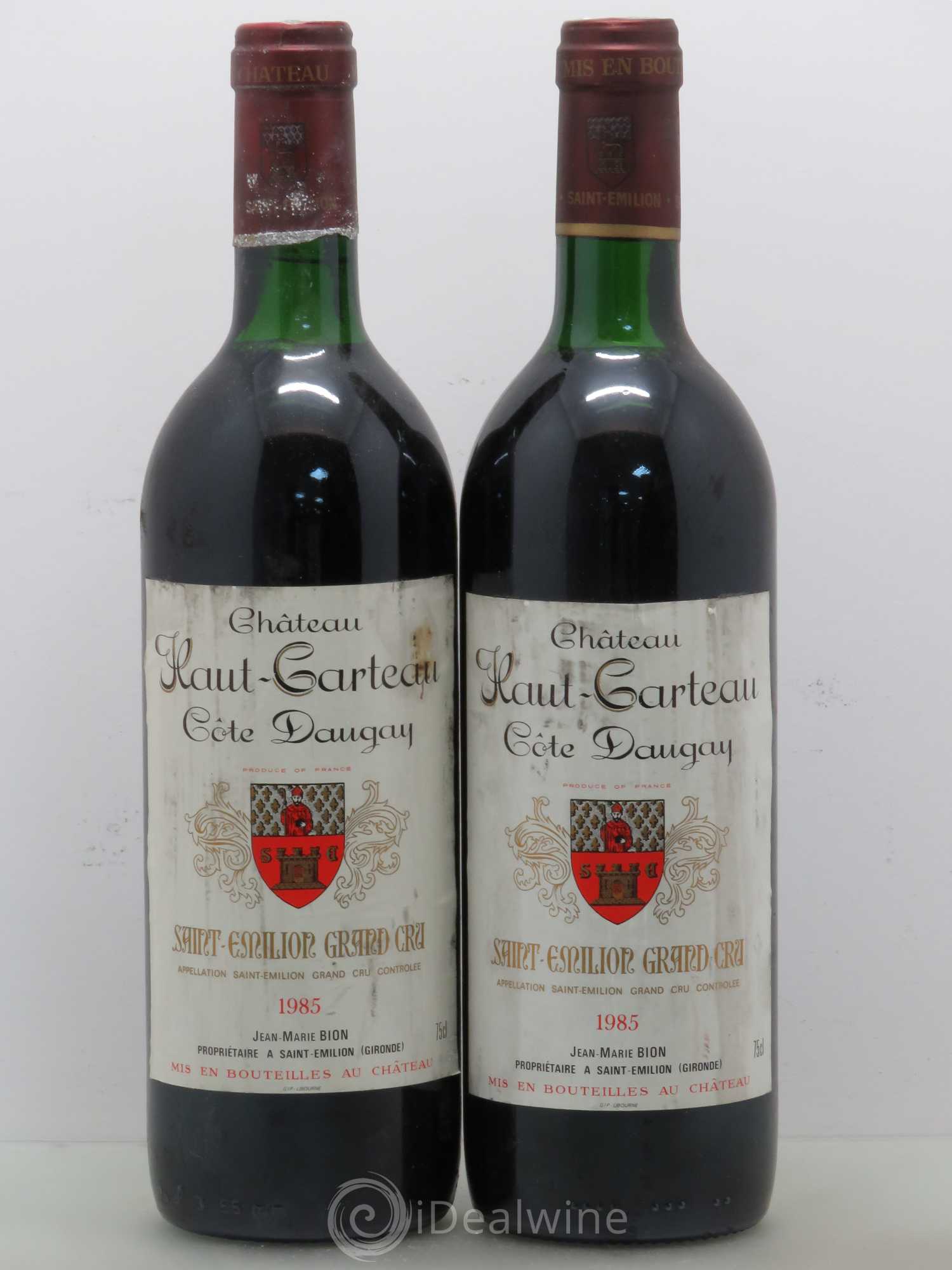 Saint-Émilion Château Haut Carteau 1985 - Posten von 2 Flaschen - 0