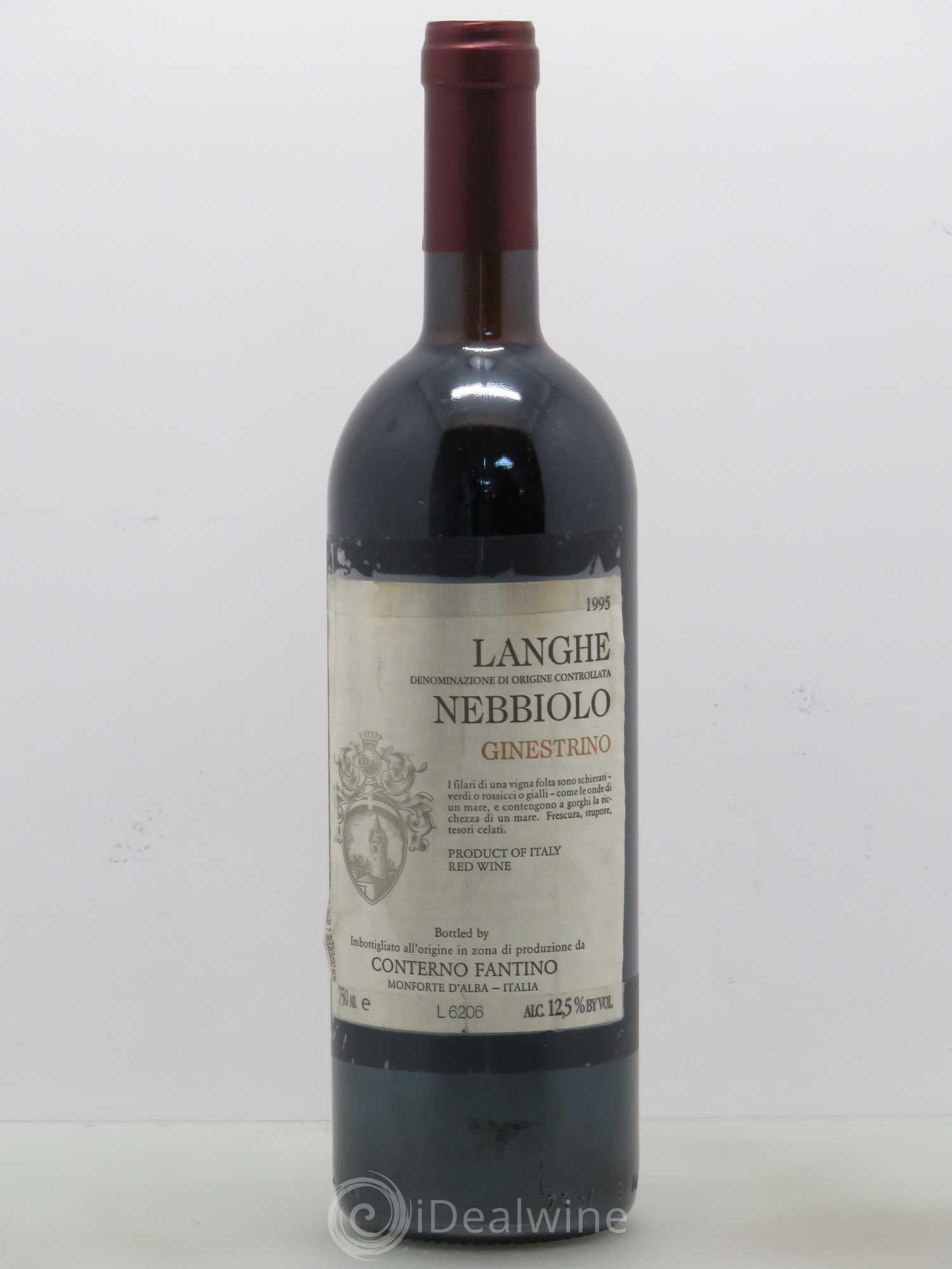 Langhe DOC Nebbiolo Conterno Fantino 1995 - Posten von 1 Flasche - 0