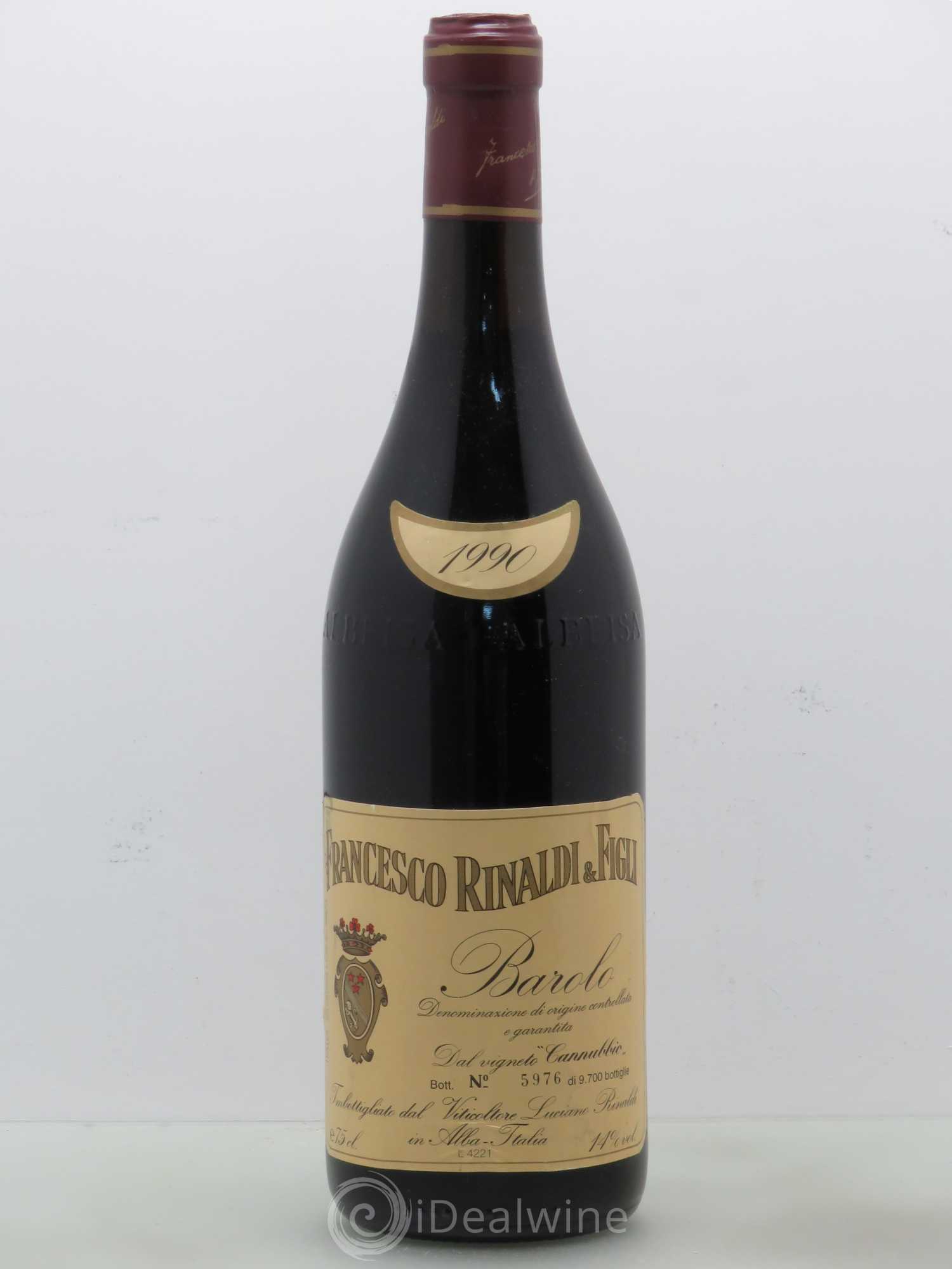Barolo Francesco Rinaldi e Figli 1990 - Lot of 1 bottle - 0
