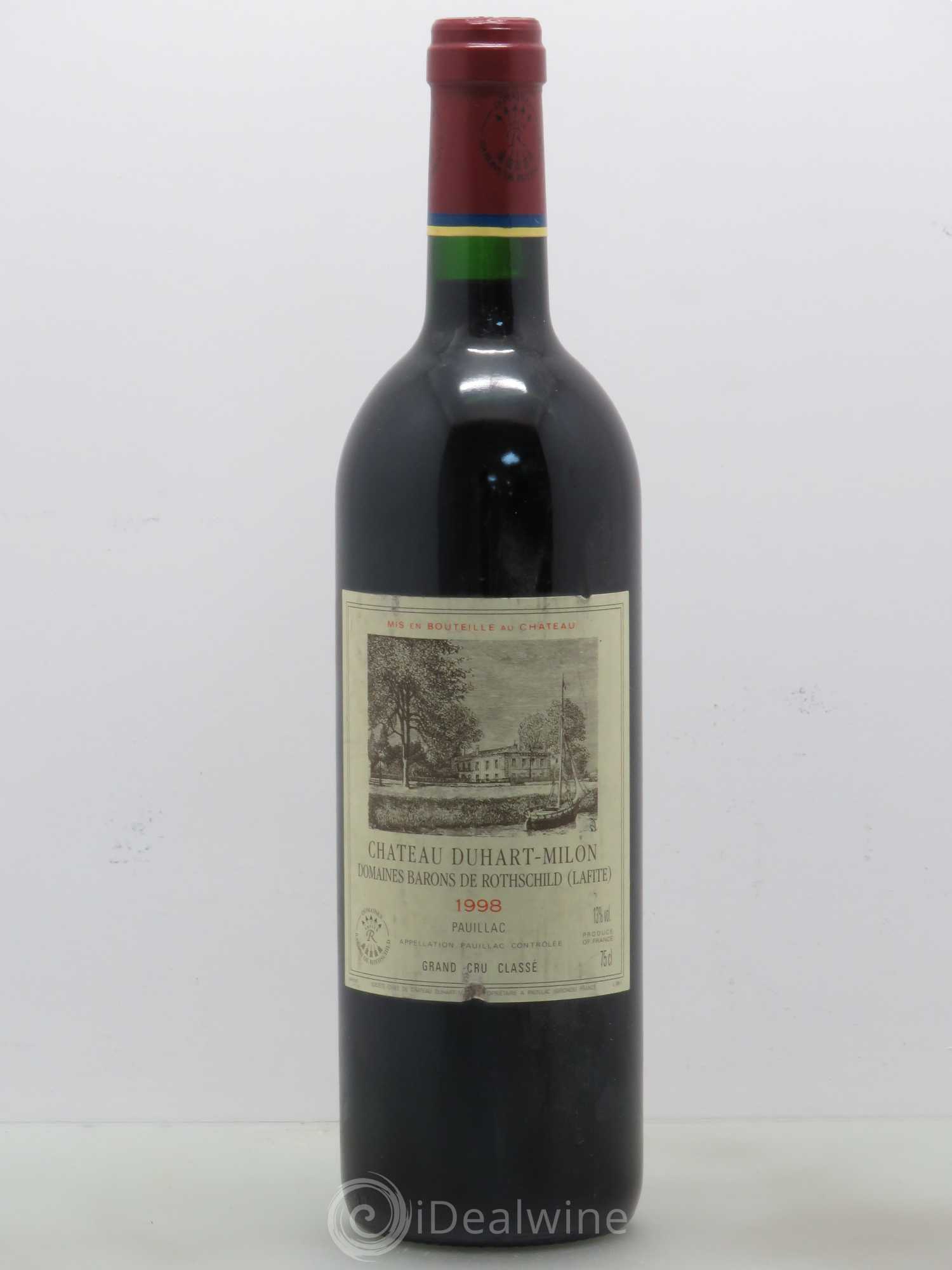 Château Duhart-Milon 4ème Grand Cru Classé 1998 - Lot de 1 bouteille - 0