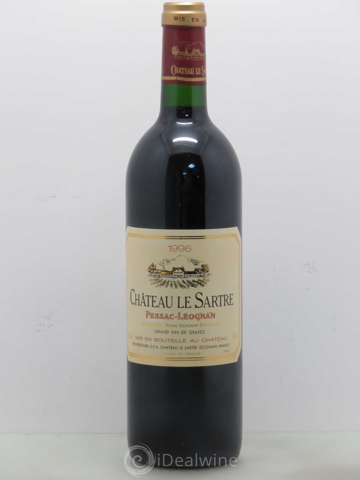 Château le Sartre 1996 - Lot de 1 bouteille - 0