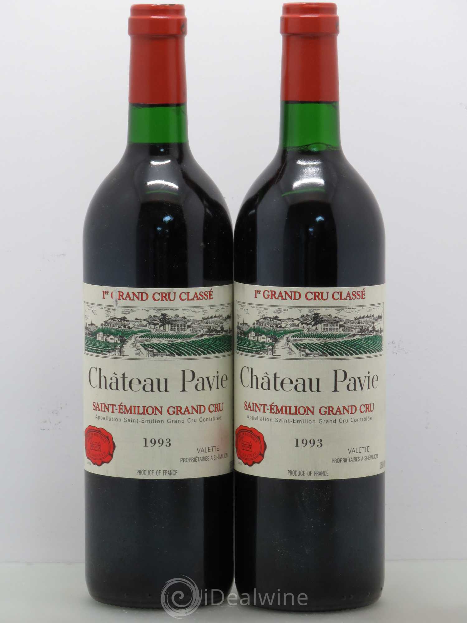 Château Pavie 1er Grand Cru Classé A 1993 - Lot de 2 bouteilles - 0