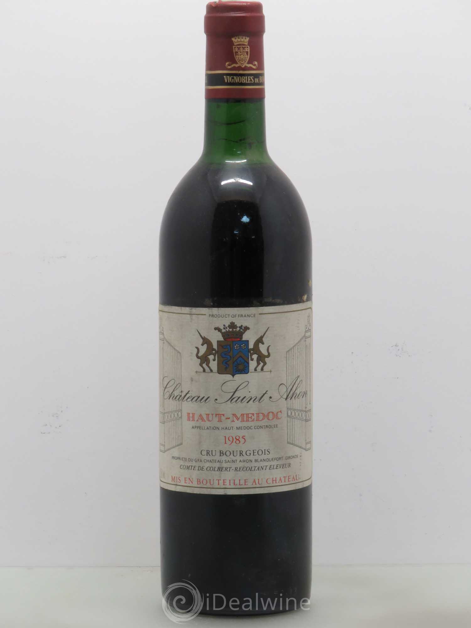 Haut Médoc Château Saint Ahon (sans prix de réserve) 1985 - Posten von 1 Flasche - 0